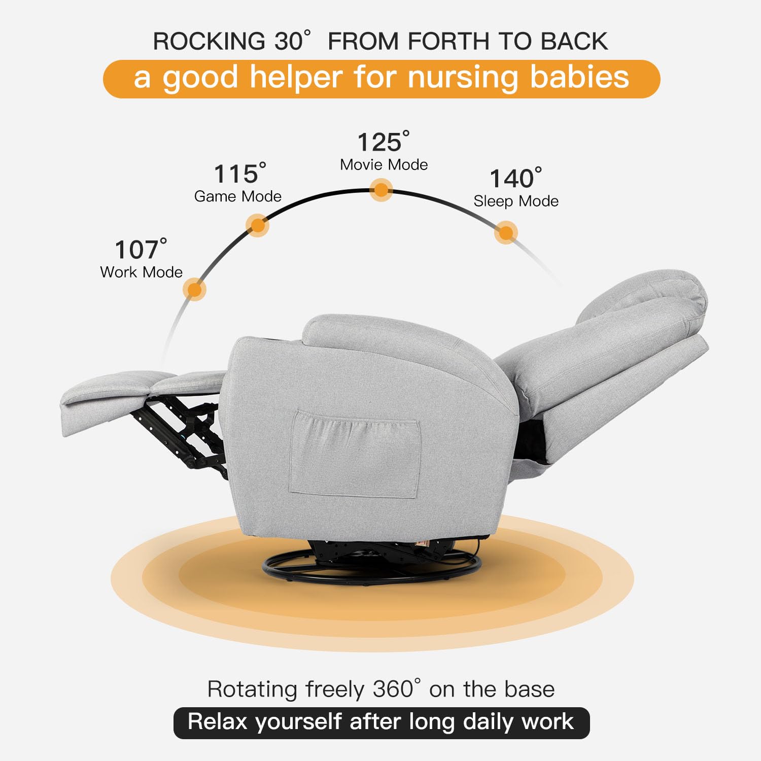 AECOJOY 13003UGR-LS01 recliners - View #4