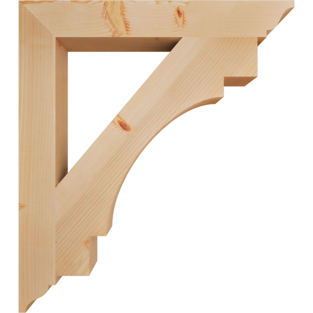 Ekena Millwork BKT04X30X34MRC01SDF Exterior-Brackets-Braces - View #3