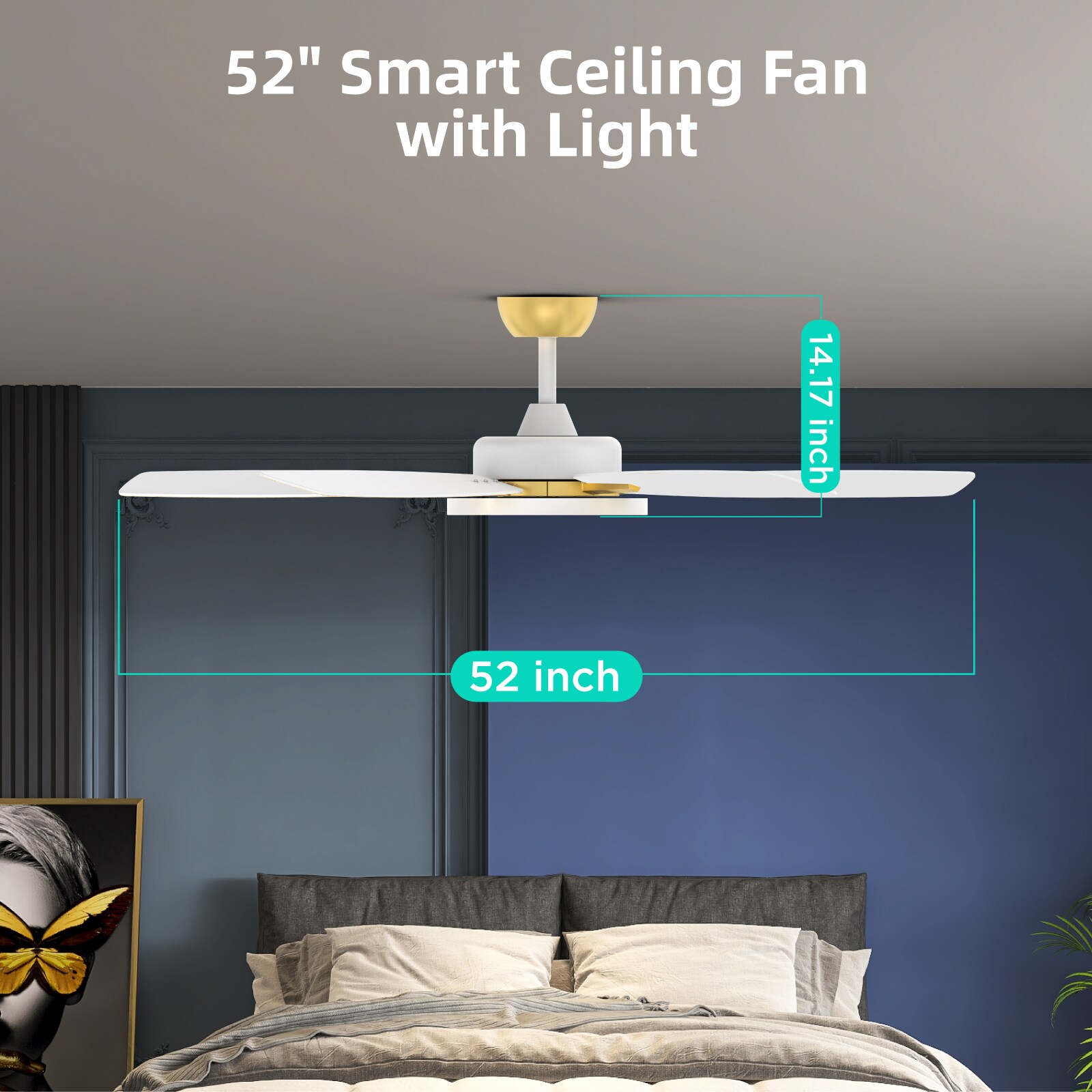 TALOYA RV52-WG-5D-T5 Ceiling-Fans - View #8
