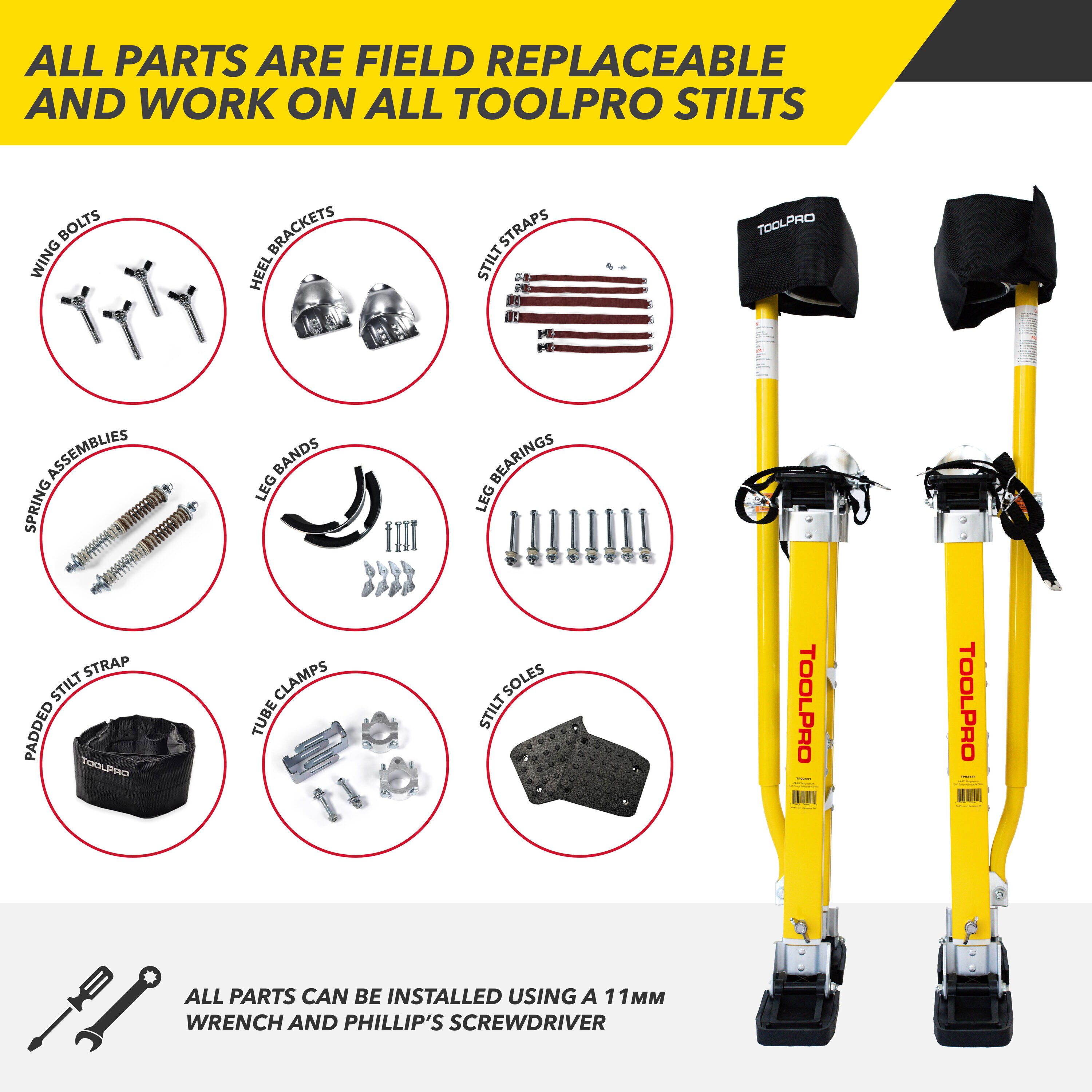 ToolPro TP02457 Drywall-Stilts - View #4