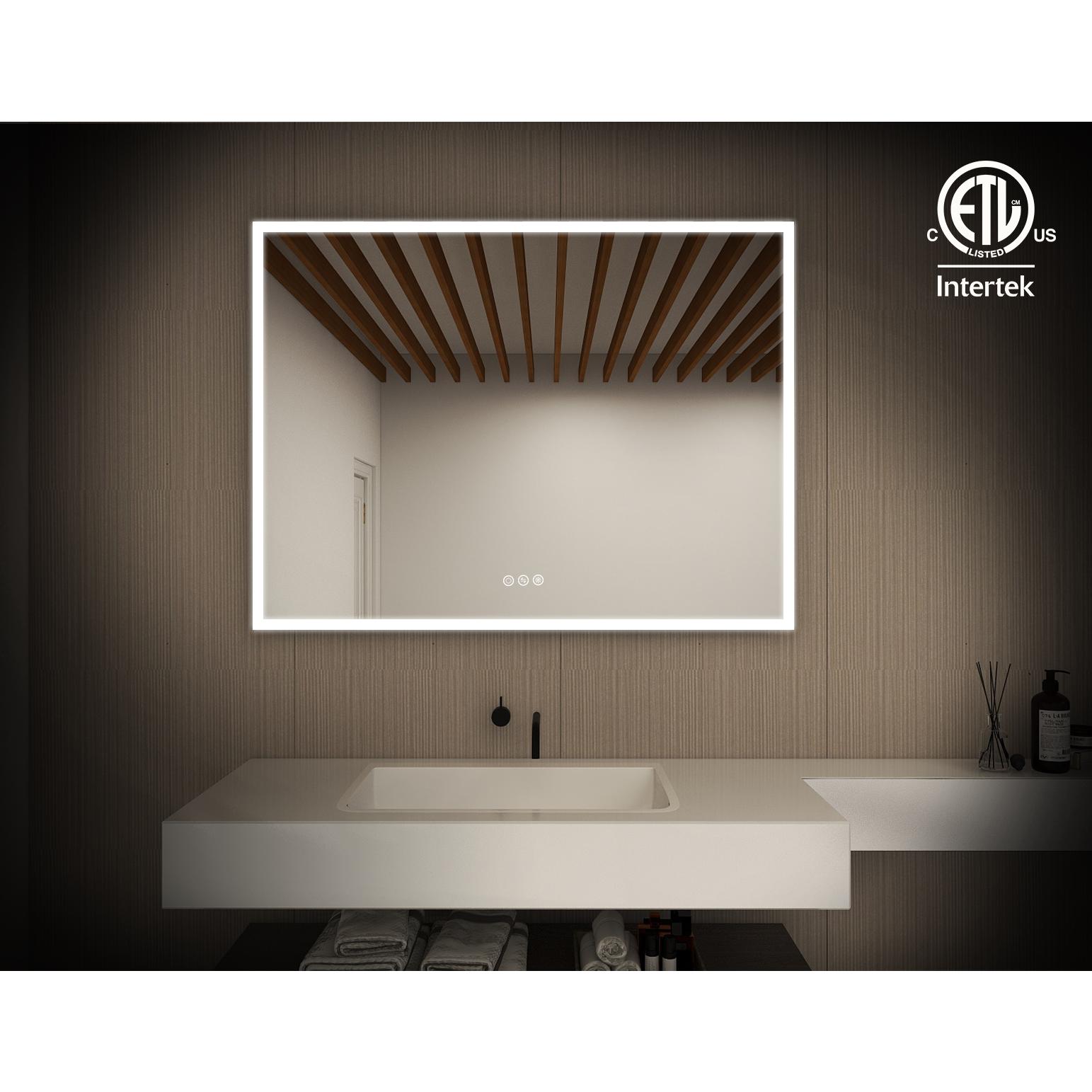 Bayfeve BFKF-4836C4-MIR Framed-Bath-Mirrors - View #3