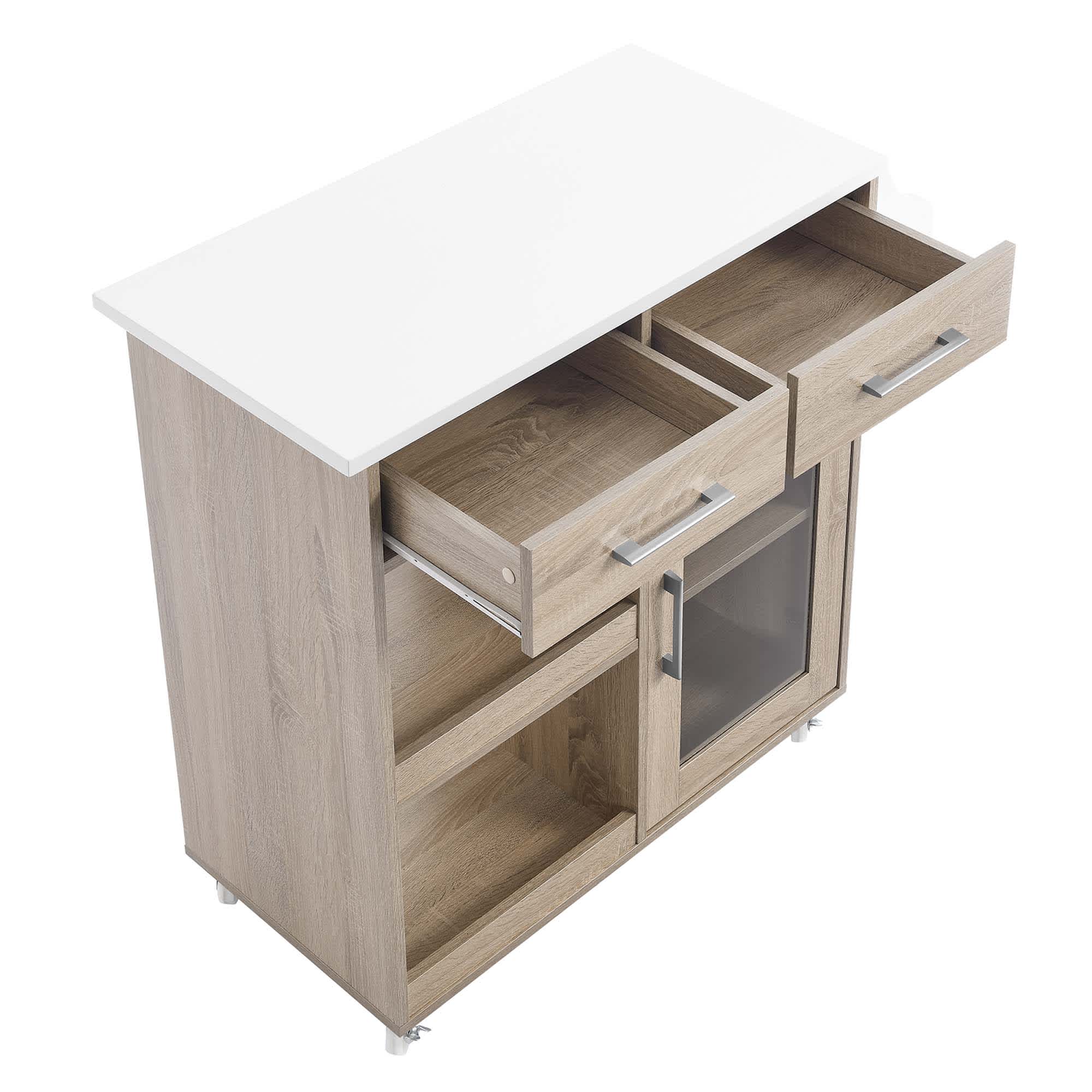 Modway EEI-6277-OAK-WHI Kitchen-Furniture - View #6