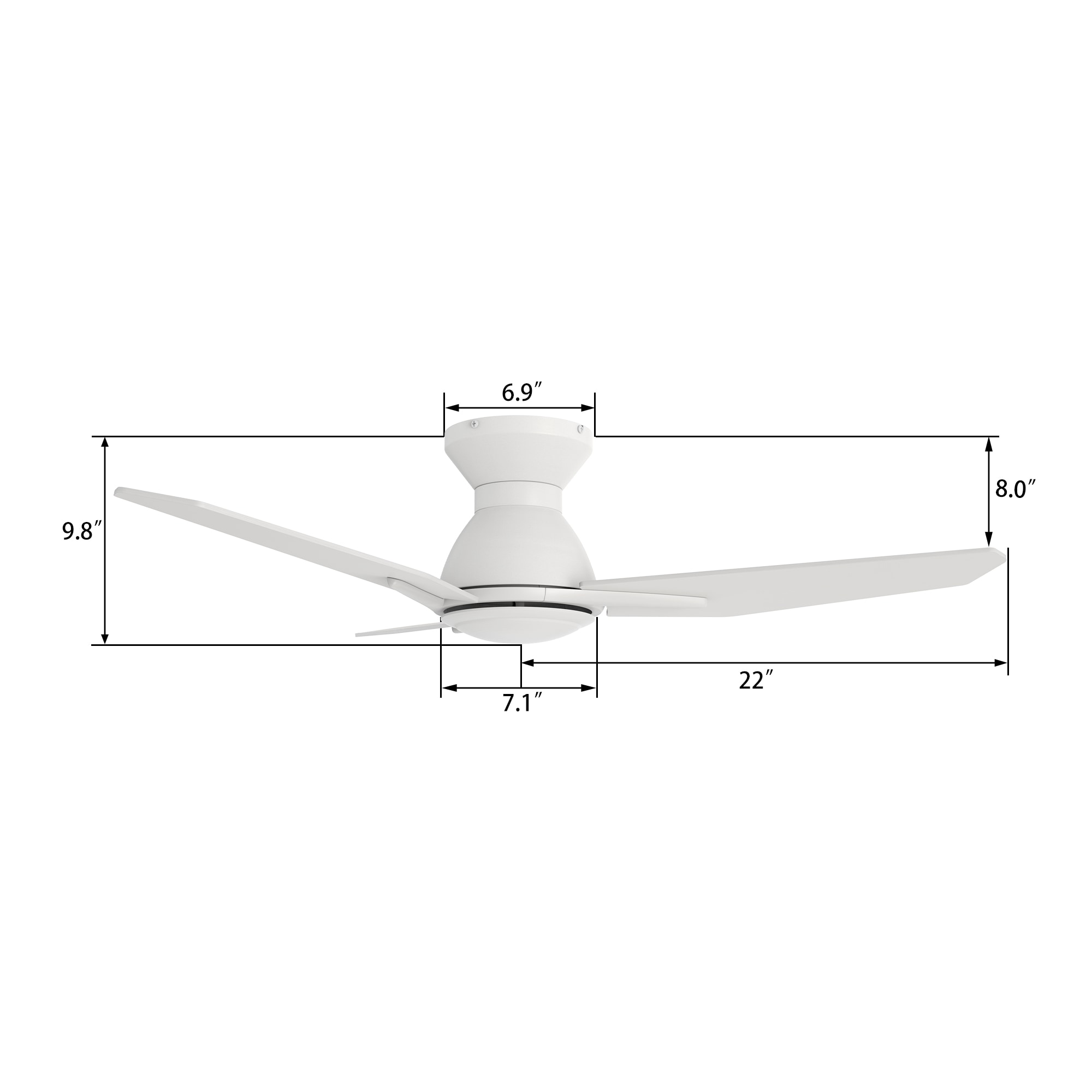 CARRO USA LCFR443J3-N10-W1-FM Ceiling-Fans - View #9