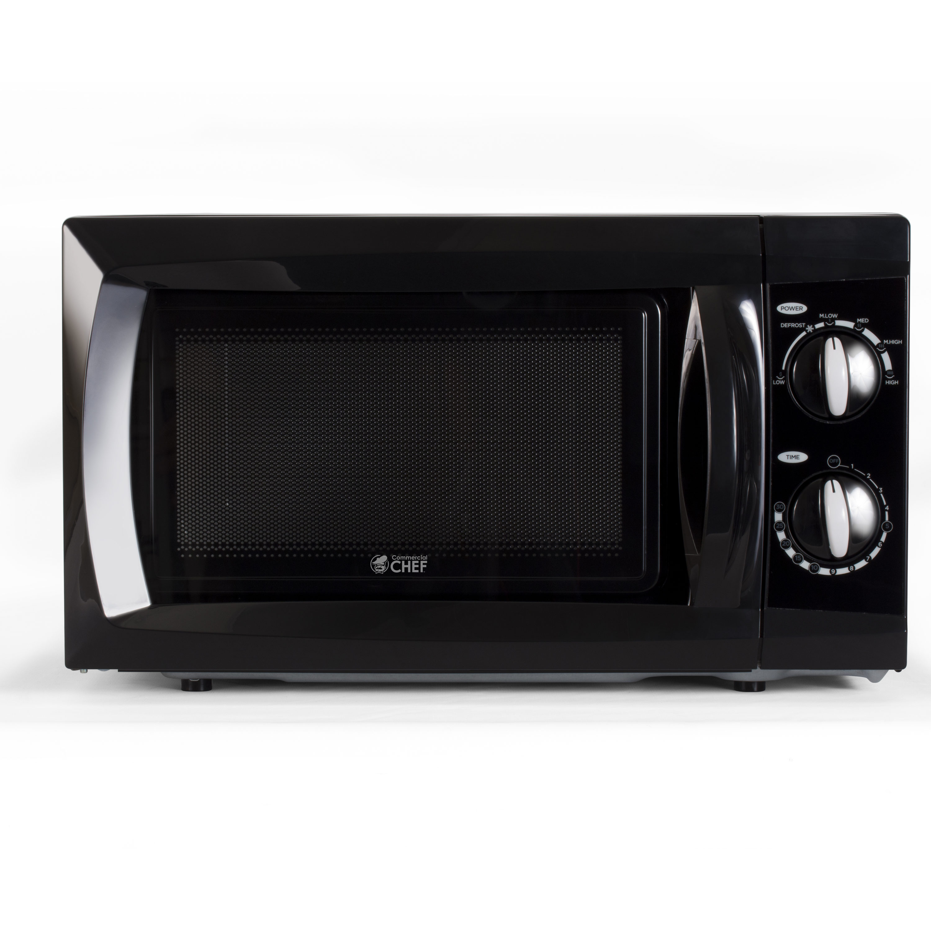 Commercial Chef Countertop Microwave Oven 0.6 Cu. Ft. 600w, White