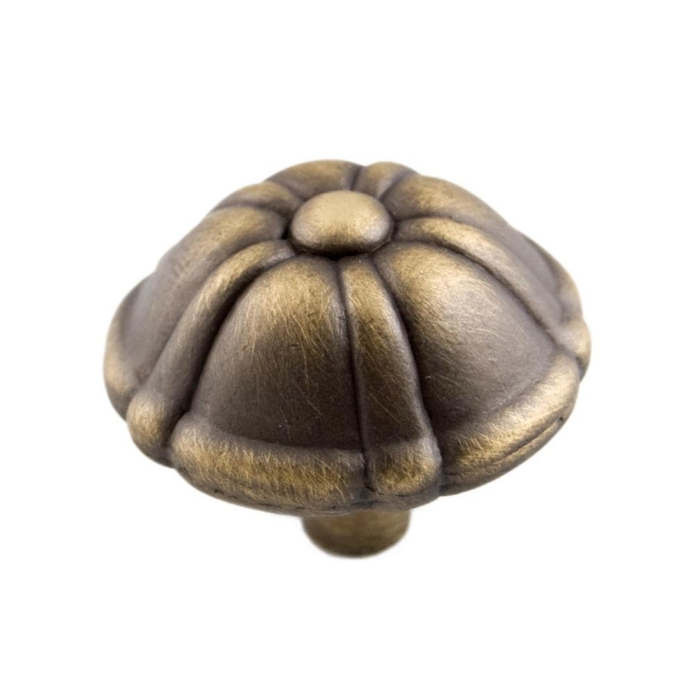 RK International CK 703-AE Antique English Round Transitional Cabinet Knob