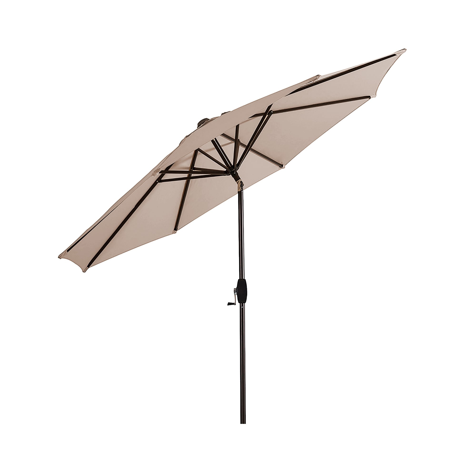 Westin Furniture 9-ft Steel Push-button Tilt Garden Patio Umbrella in ...