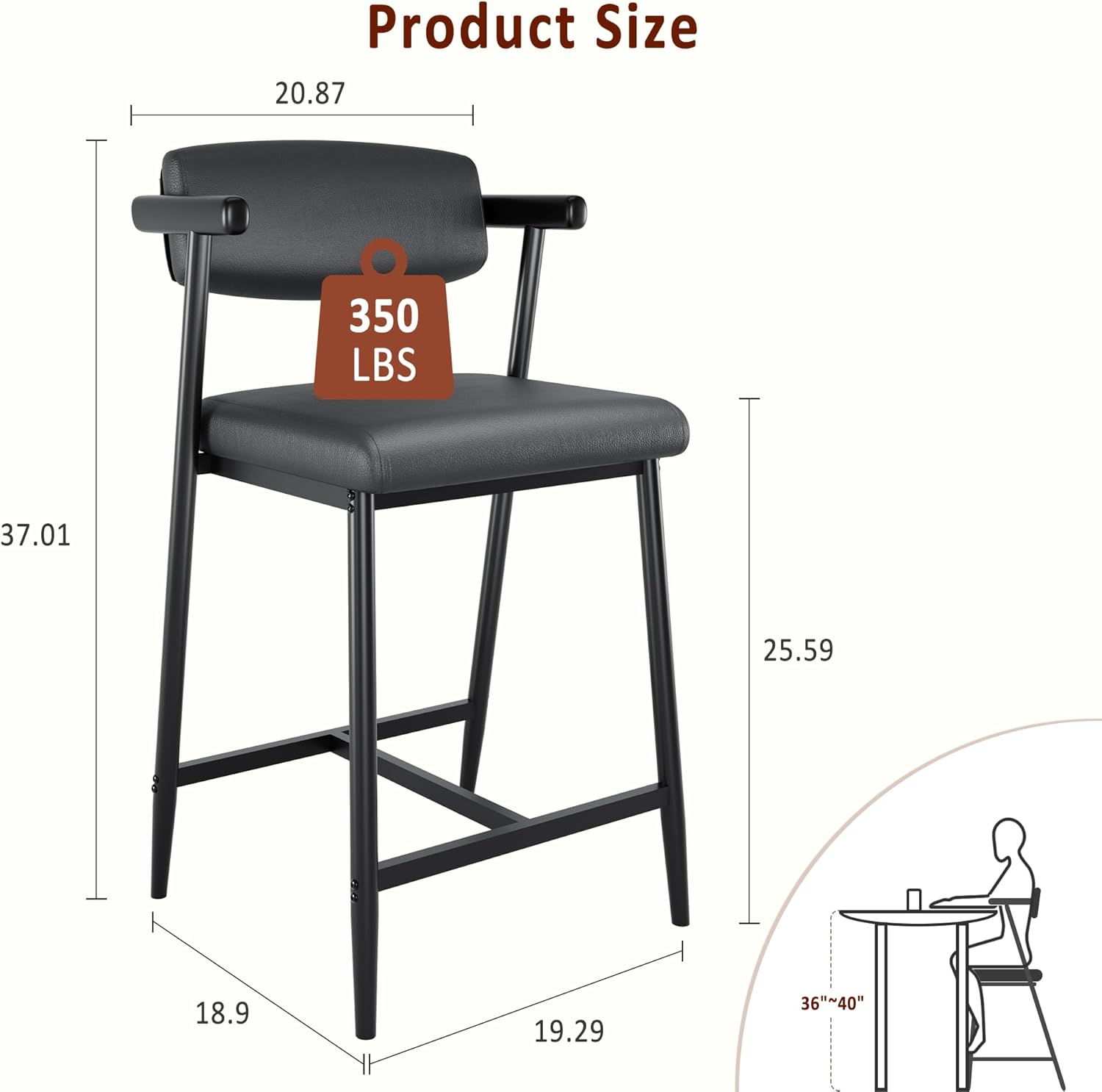 Qeetex LHF-YZ-PHO-16950A04 stools - View #2