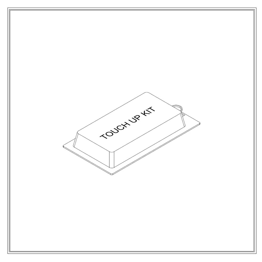 RELIABILT Parkstone II Cabinet Touch-up Kit 2-in W x 7.87-in H x 0.78-in D Brilliant White Painted