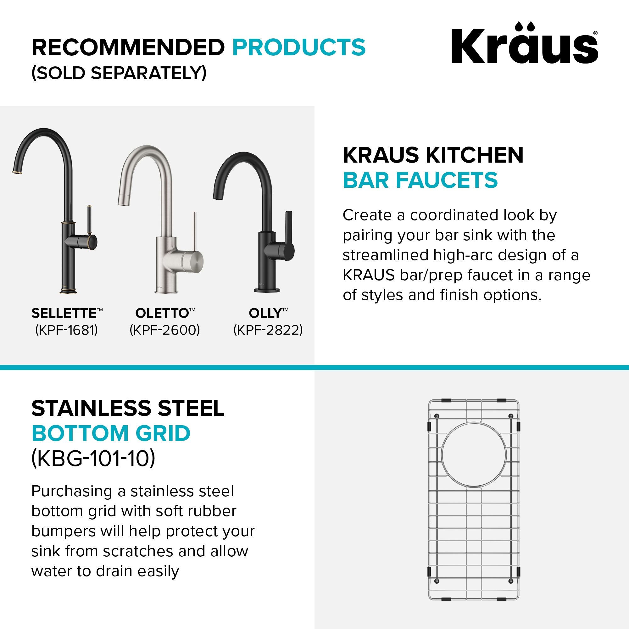Kraus KHU101-10 Bar-Prep-Sinks - View #9