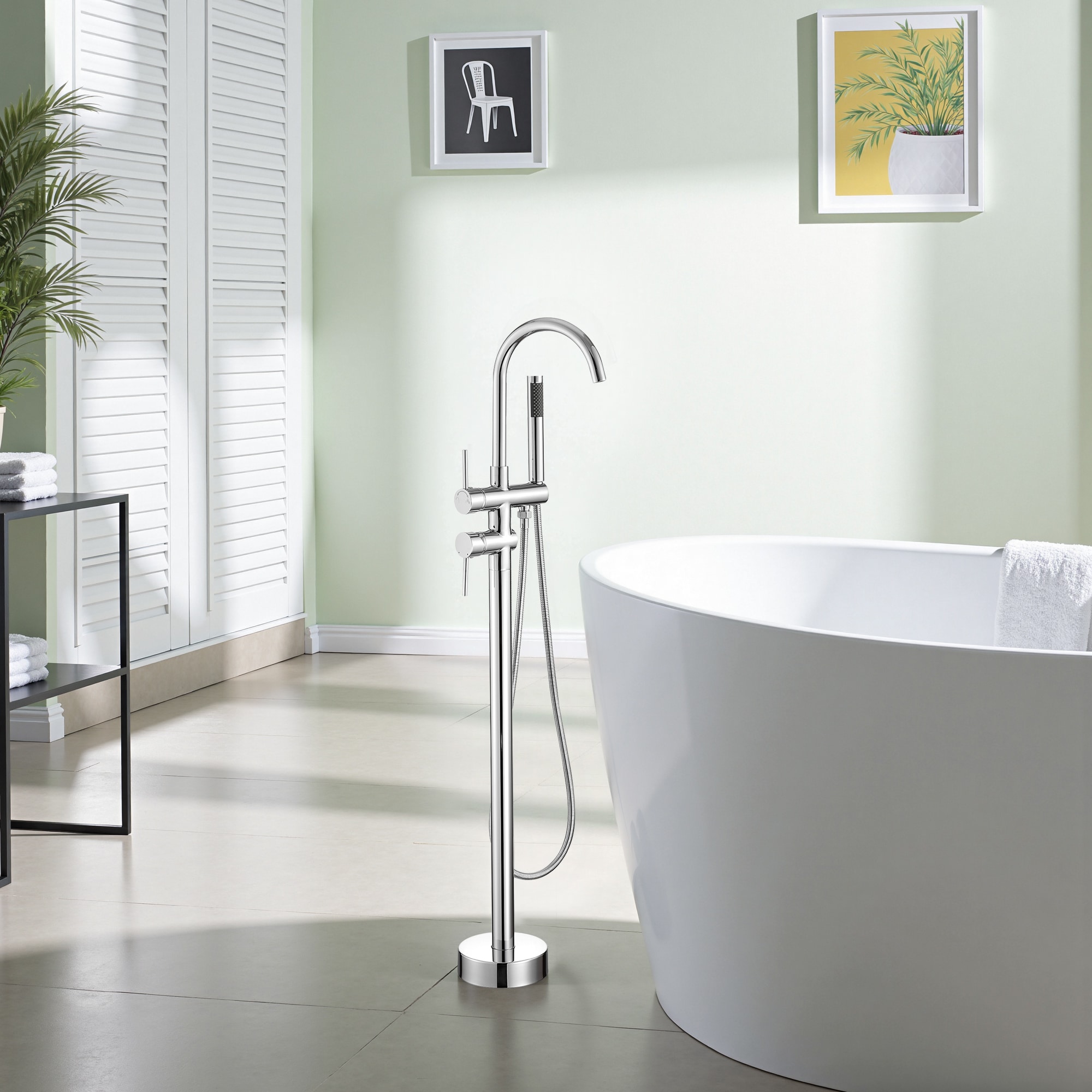 FORIOUS LL01020CH Roman-Tub-Faucets - View #2