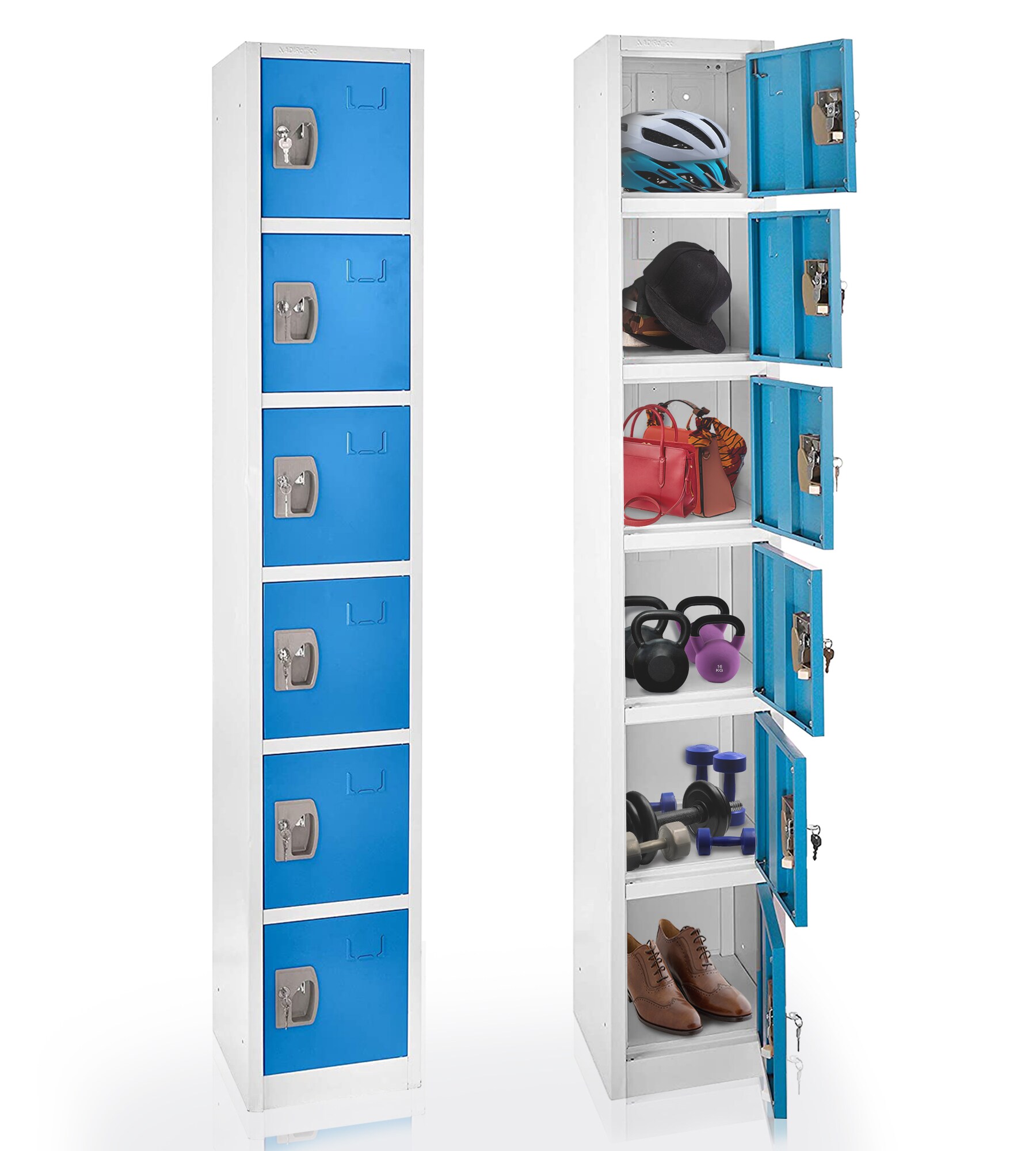 AdirOffice 629-206-BLU-4PK Storage-Lockers - View #2