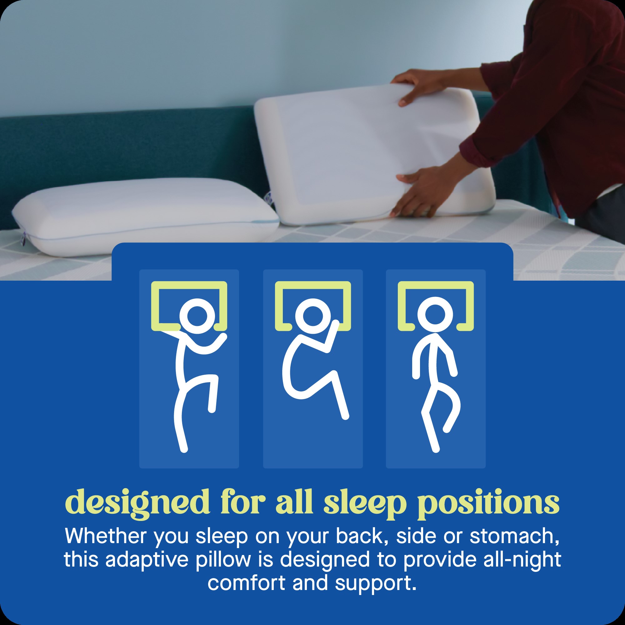 Sealy Dreamlife Standard Memory Foam Gel Pillow