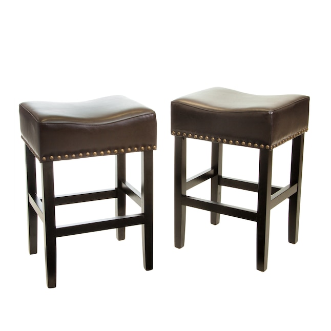 Counter Height Upholstered Bar Stool, Counter Height Backless Bar Stools Set Of 2