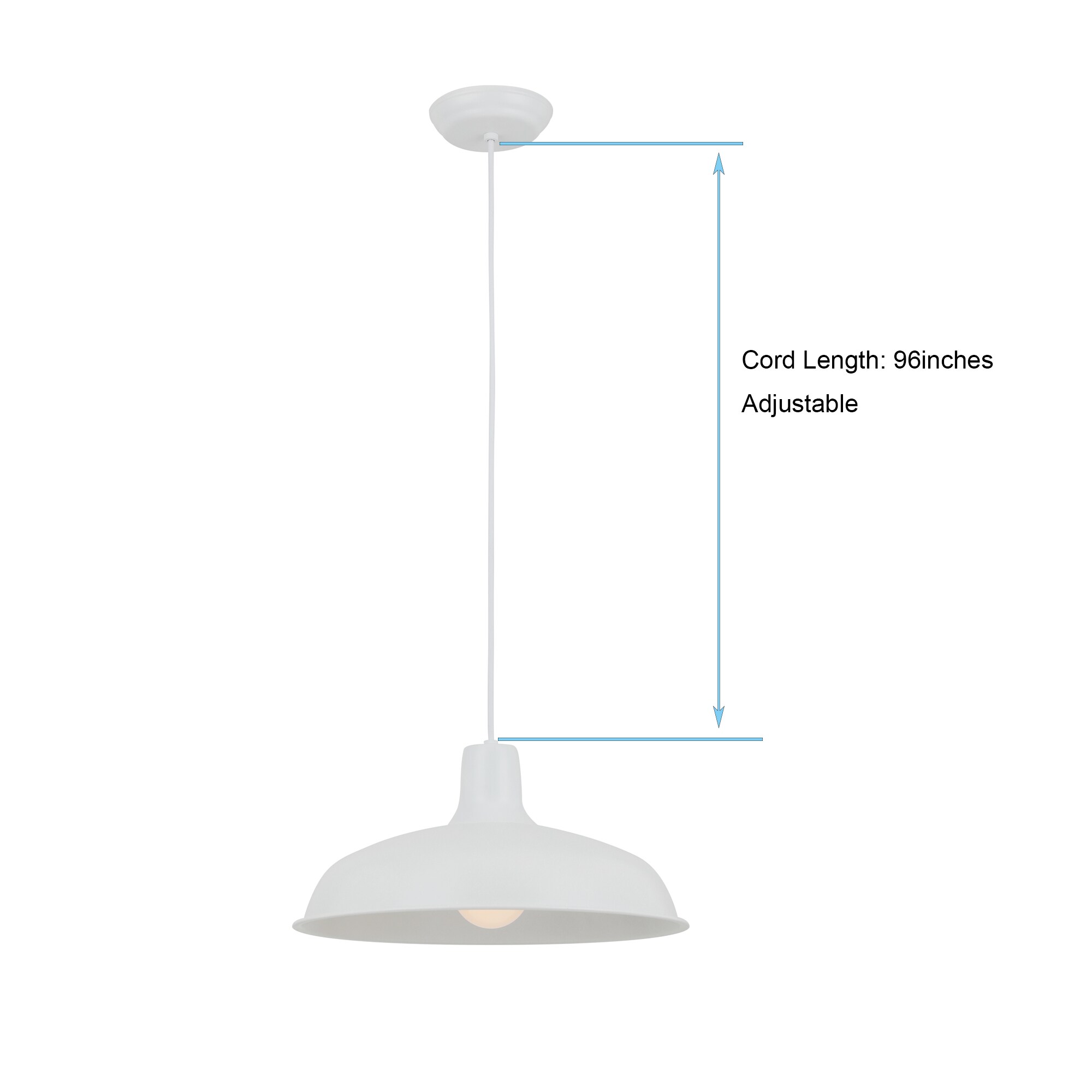 Project Source HRK0991A WH Pendant-Lights - View #6