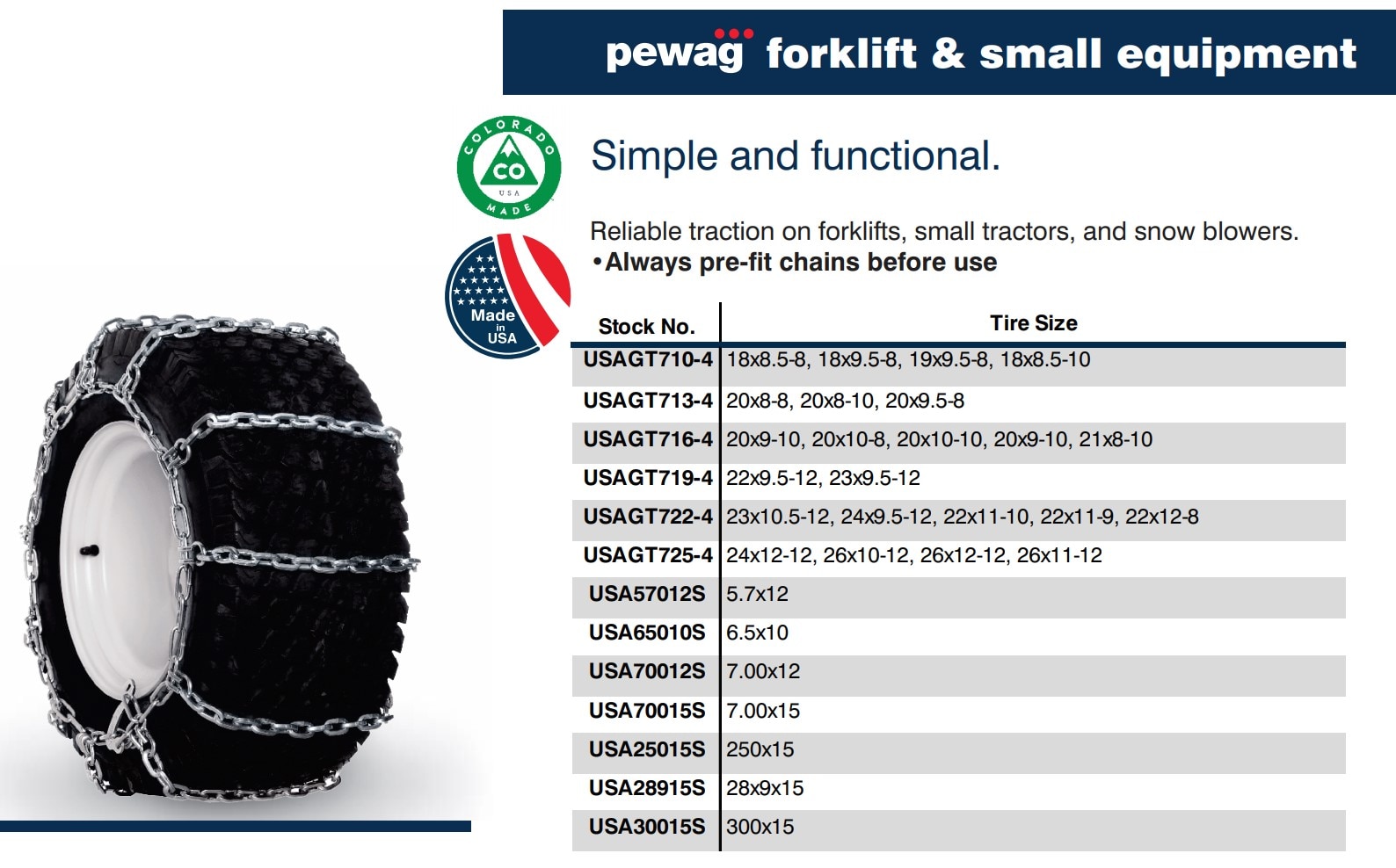 pewag USAGT722-4 Tractor-Accessories - View #5