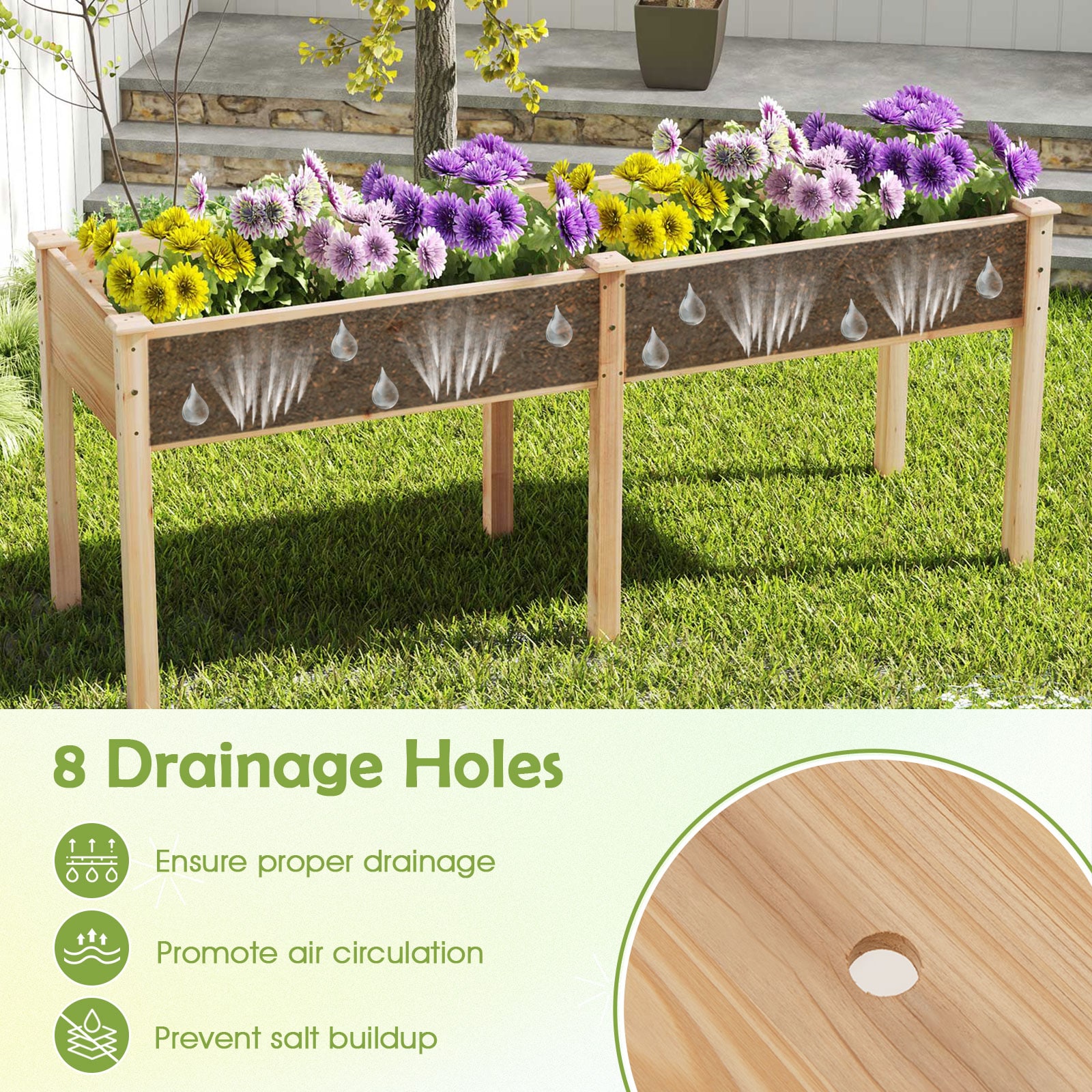 Slickblue D-CO-AN8724TG Raised-Garden-Beds - View #4