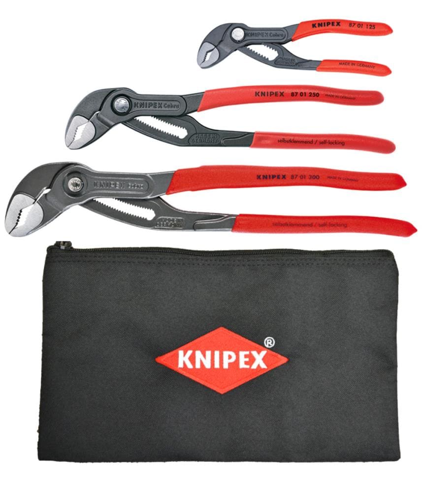 KNIPEX 3-Pack Tongue & Groove Plier Set in the Plier Sets