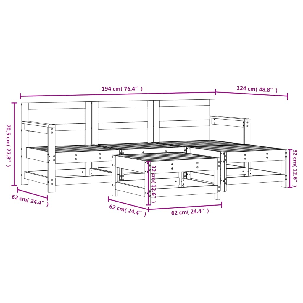 vidaXL 3186187 Patio-Sofas-Daybeds - View #7