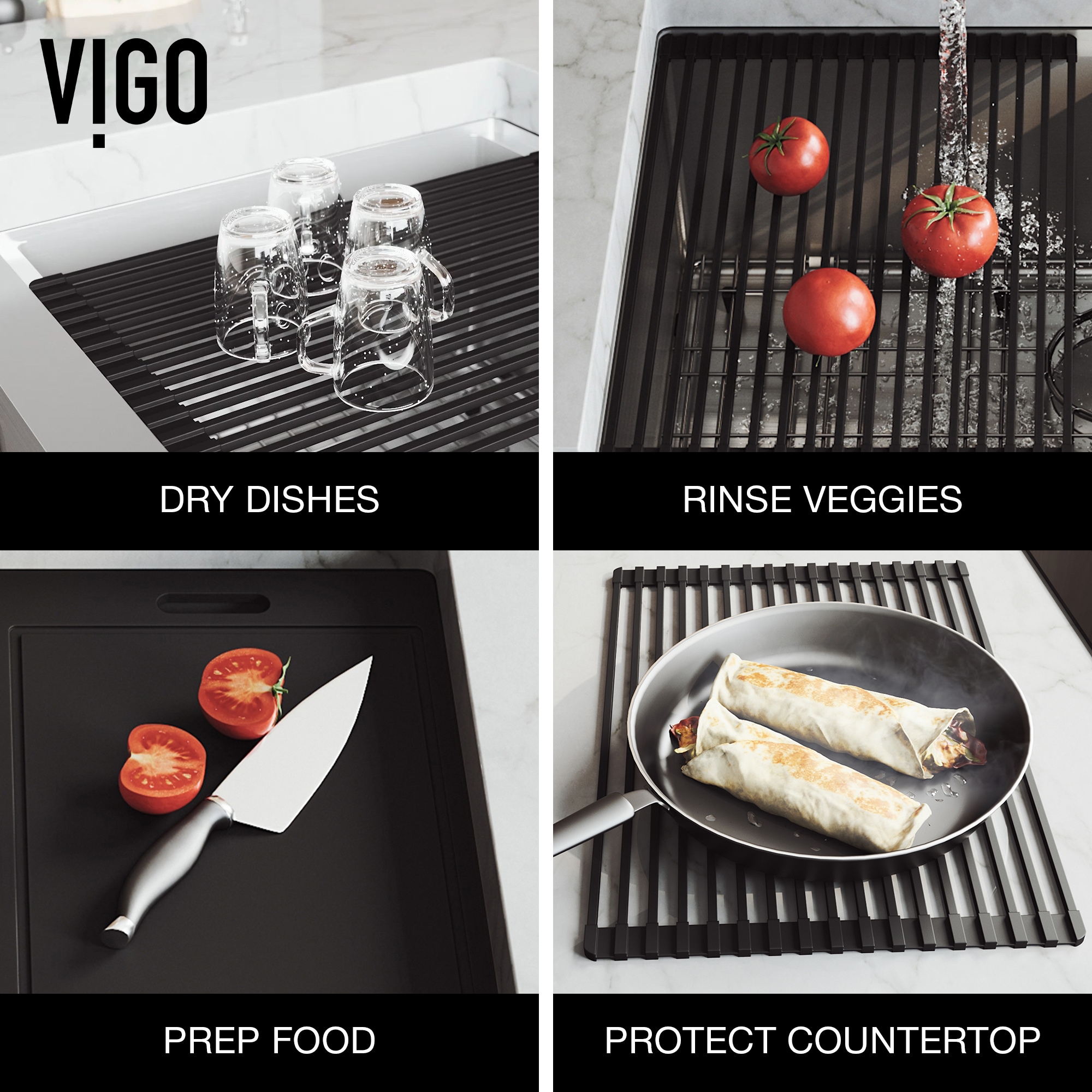 VIGO VGS3620BLSA Kitchen-Sinks - View #9