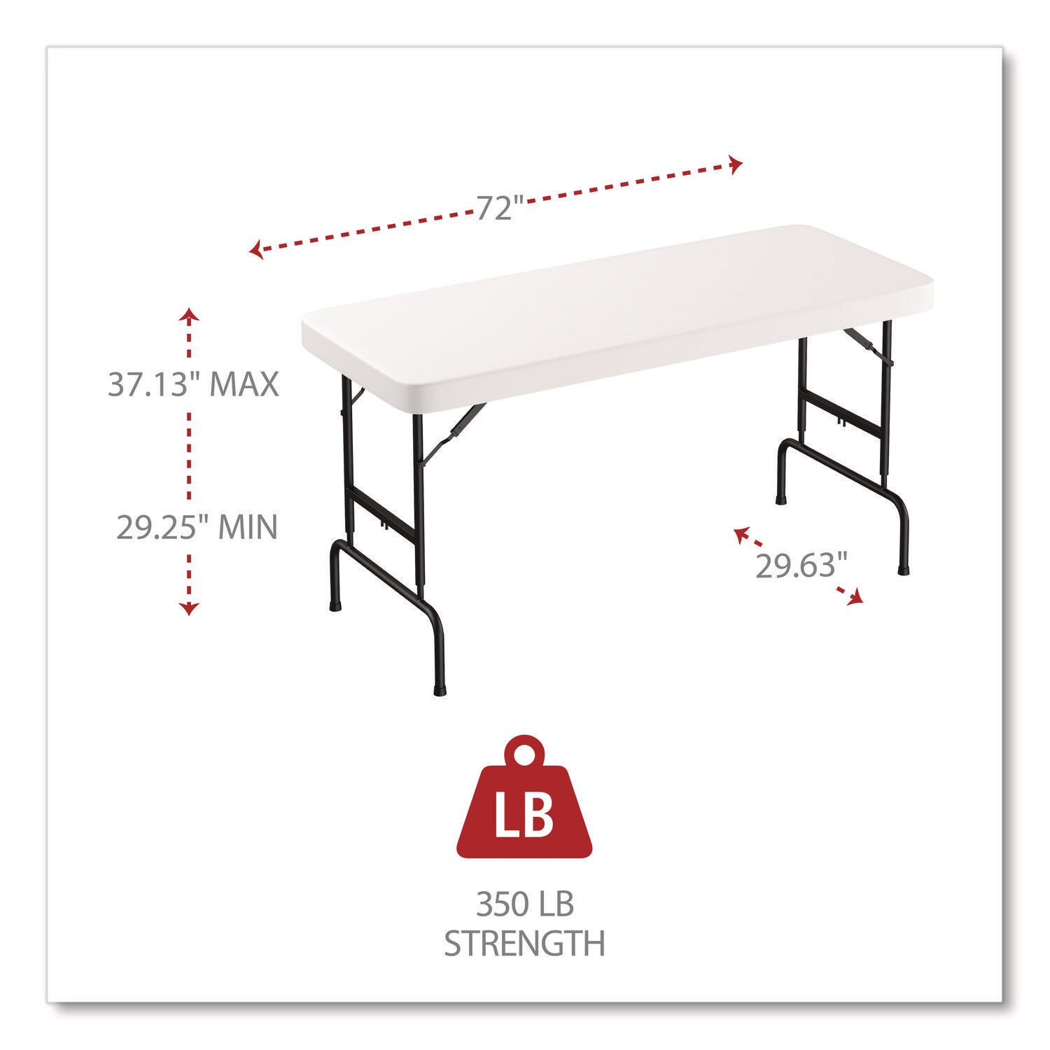 Alera ALEPT72AHW Folding-Tables - View #3