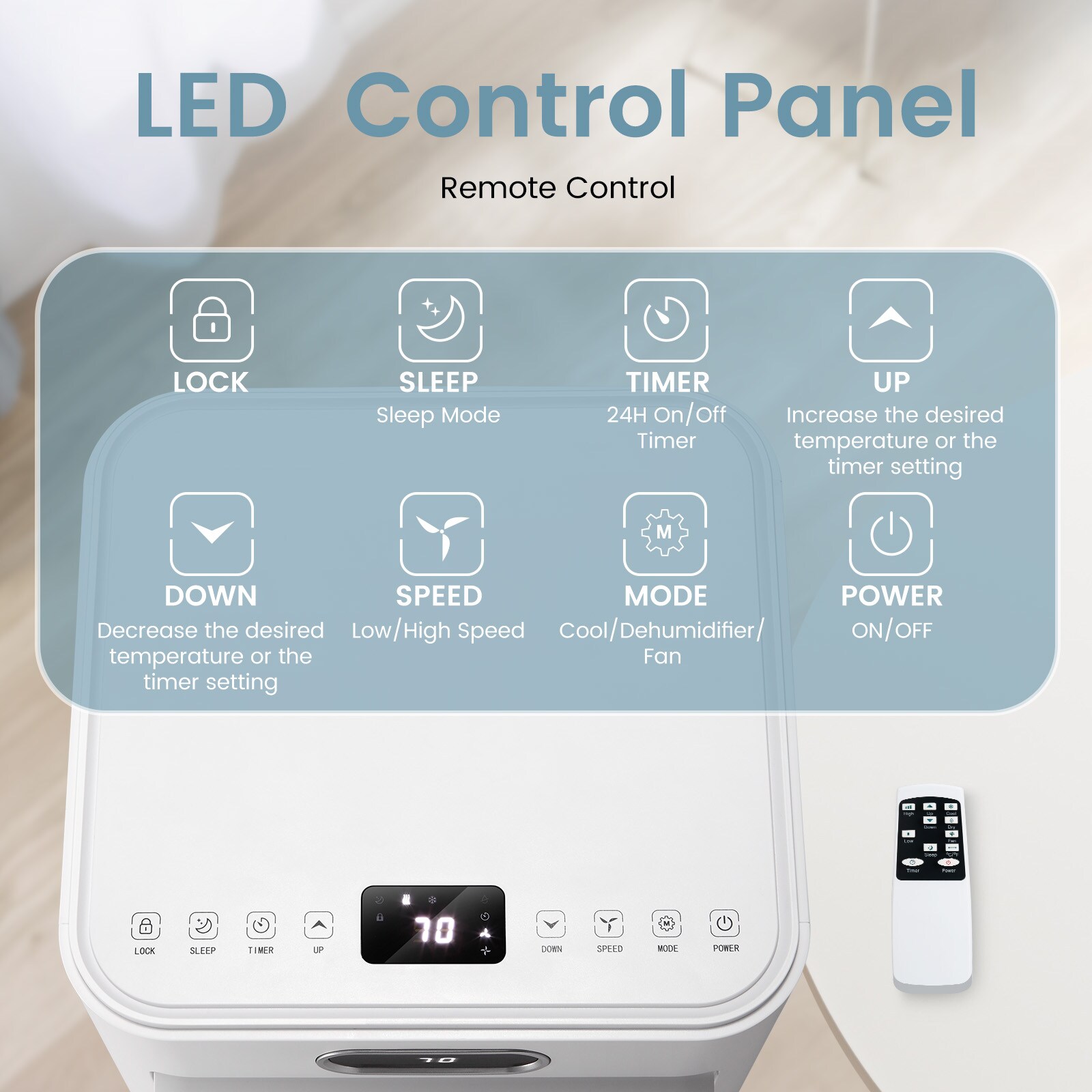 COWSAR LSA4210AC8K Portable-Air-Conditioners - View #2