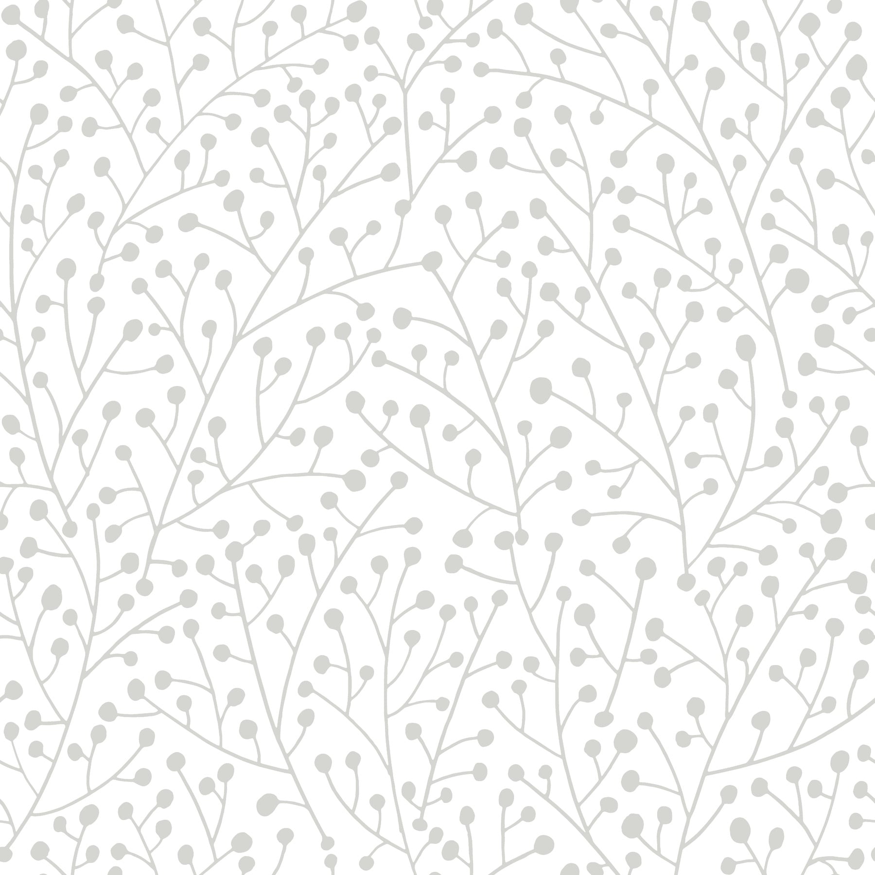 RoomMates RMK12369PL 30.8-Sq. Feet Gray Vinyl Ivy/Vines Self-adhesive Peel and Stick Wallpaper