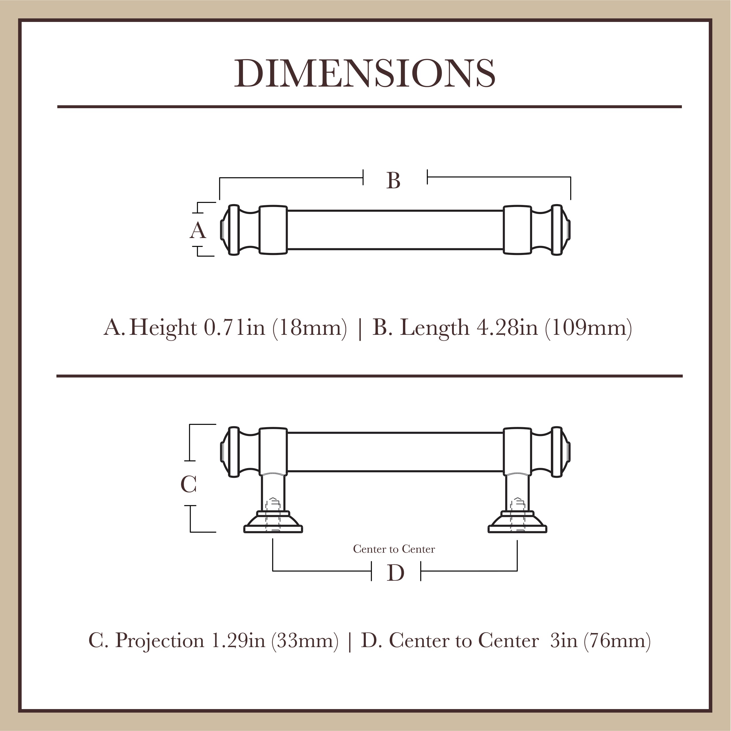allen + roth P43461W-FB-C Cabinet-Pulls - View #6