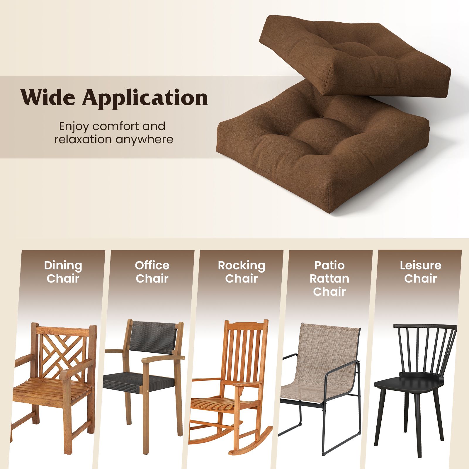 Slickblue D-CO-FC43276WH Patio-Furniture-Cushions - View #6