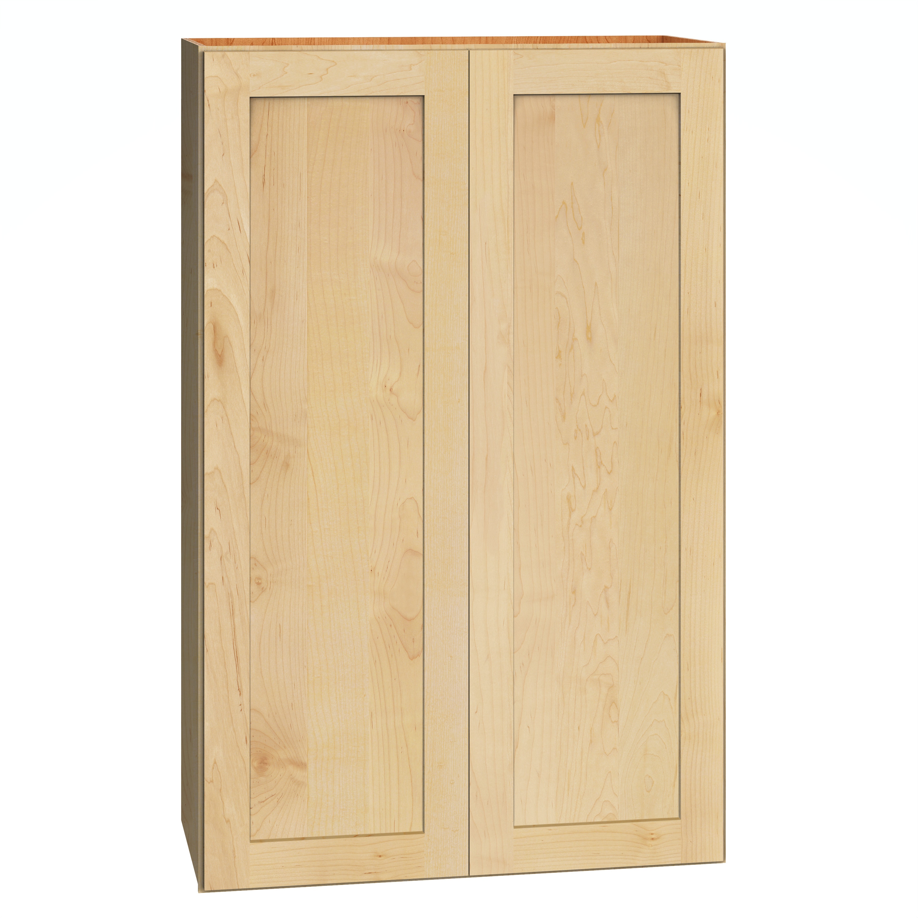 Diamond Express 62J-W2742 Jamestown 27-in W x 42-in H x 12-in D Natural Light Brown Wall Fully assembled Plywood Cabinet (Recessed Panel Shaker)