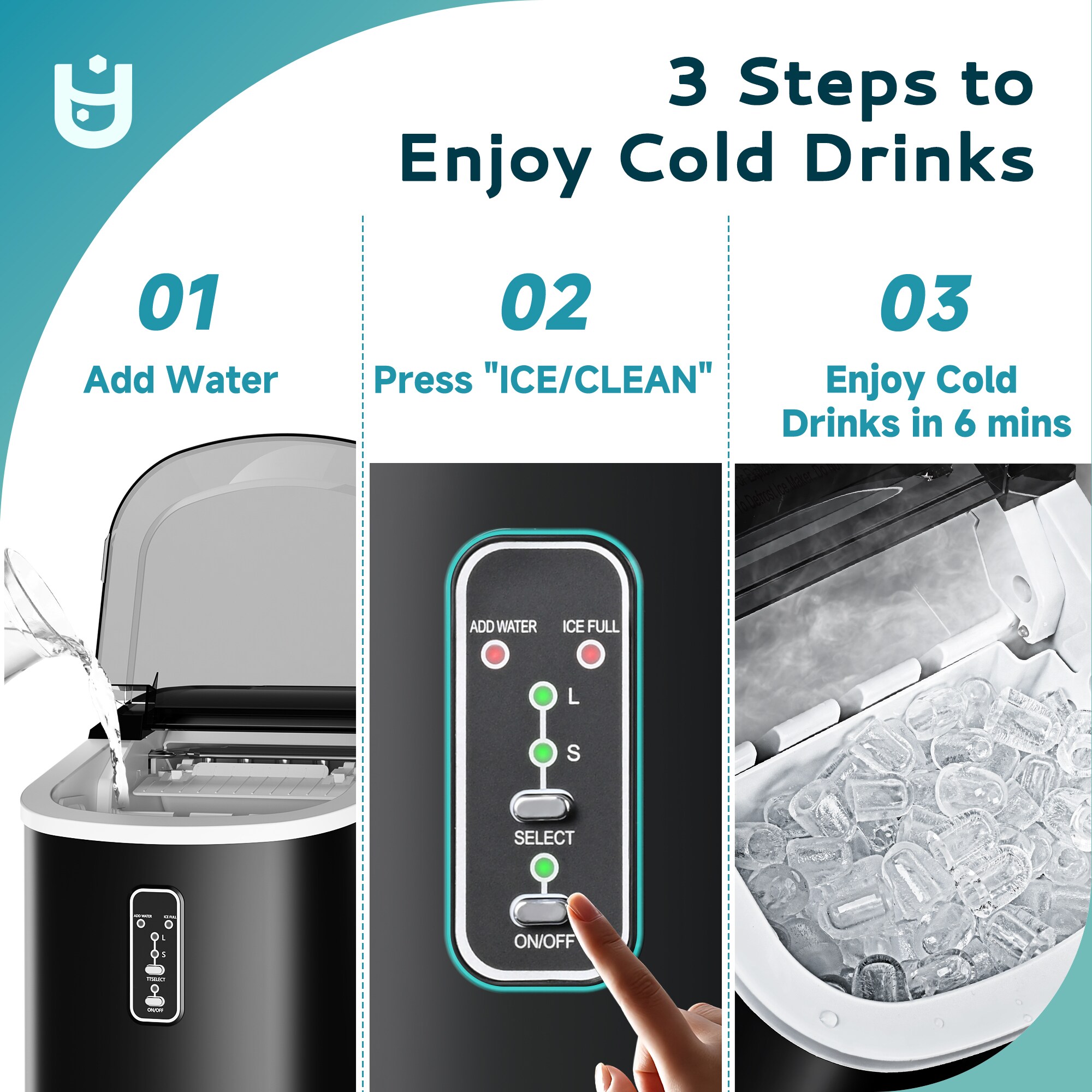 Euhomy IM007-BBL-E-LS-SC Ice-Makers - View #6