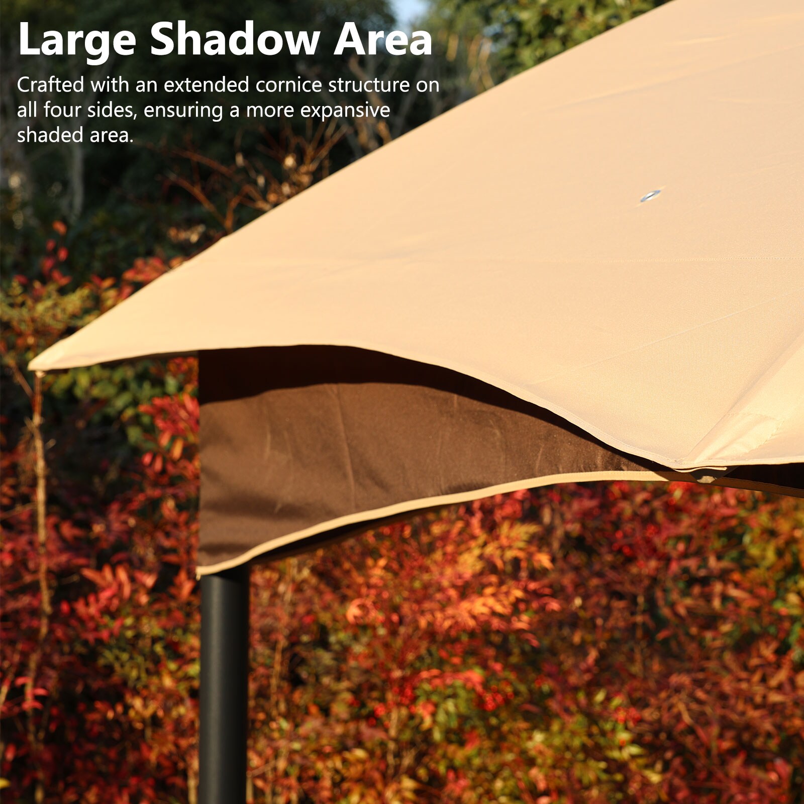 Aoodor A035-PBKKI Wood-Resin-Gazebos - View #4