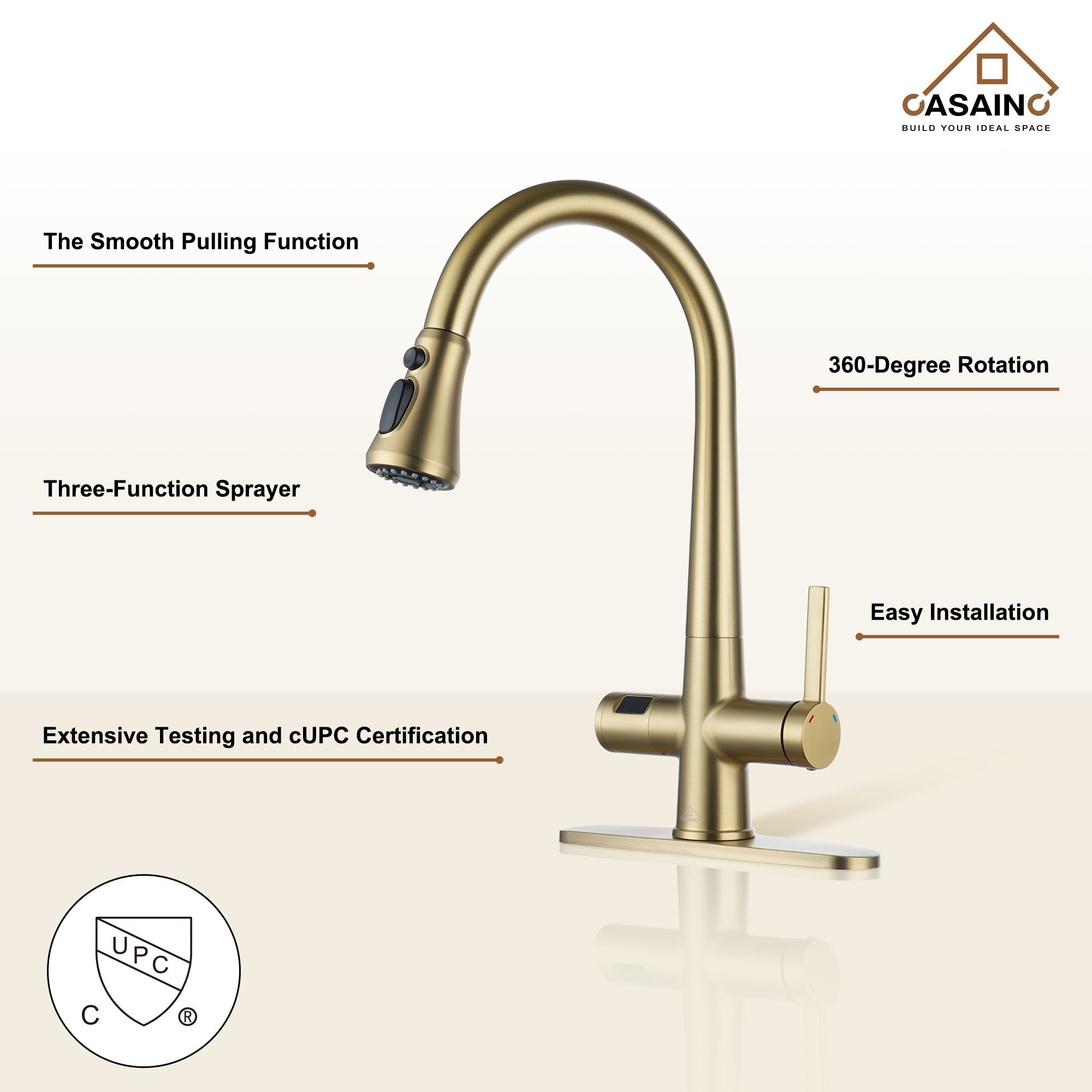 CASAINC CALTC01BN Kitchen-Faucets - View #7