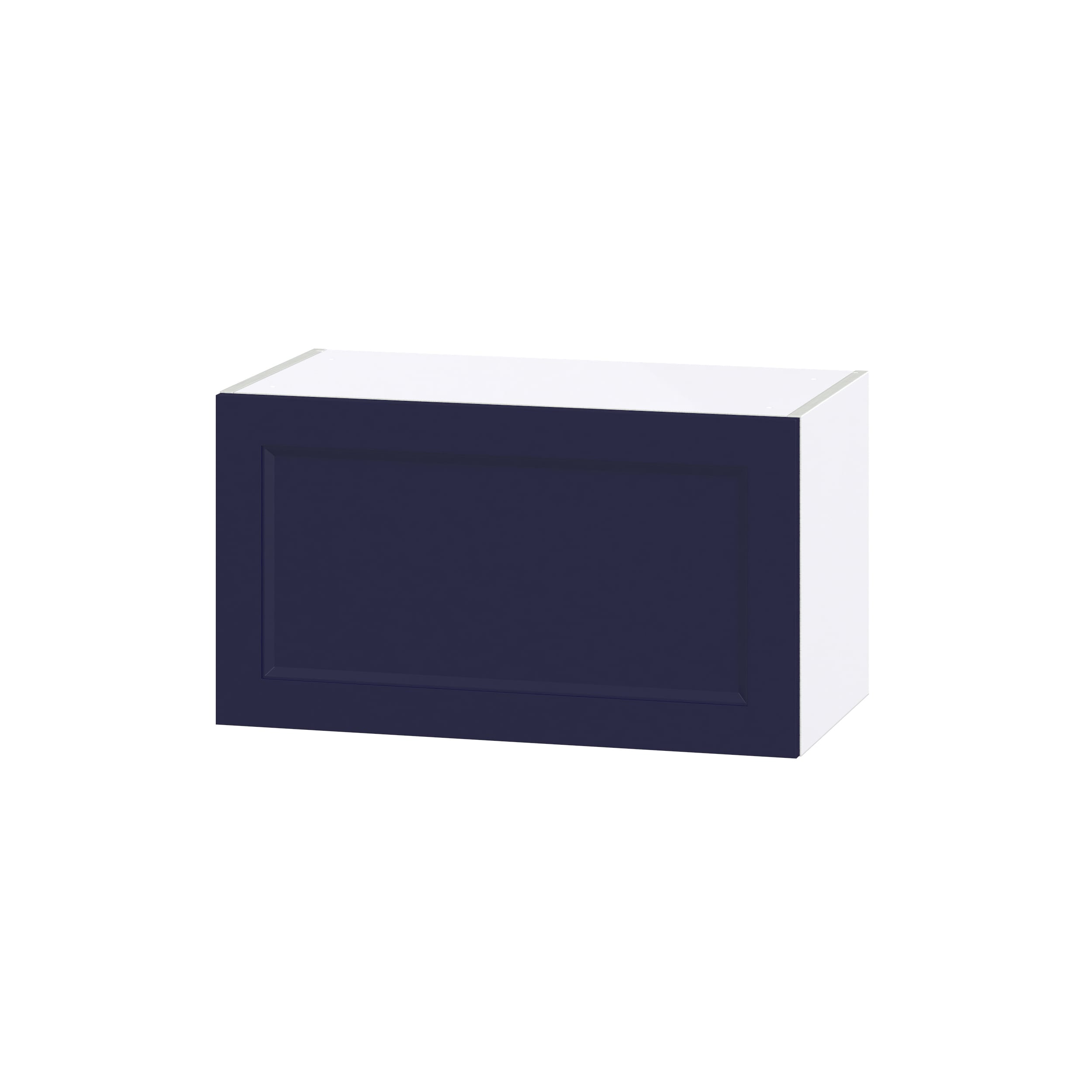 Hugo&Borg Lorette 27-in W x 15-in H x 14-in D Navy Blue Wall Fully Assembled Cabinet (Recessed Panel Shaker Door Style)