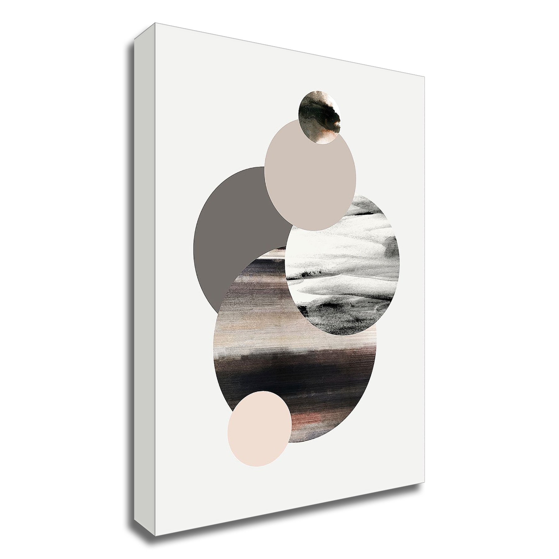 Tangletown Fine Art 8MF9691104C-2535 Circles 1 Design Fabrikken 35-in H x 25-in W Abstract Print on Canvas