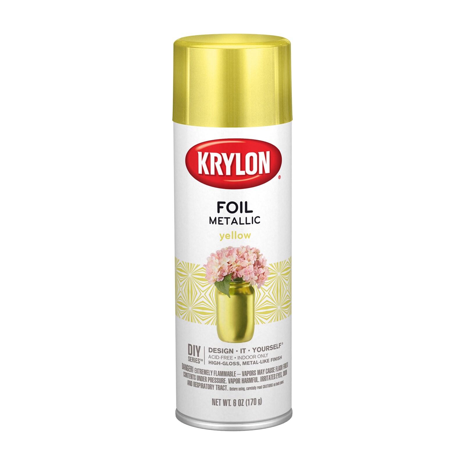 Krylon Gloss 18 Kt. Gold Spray Paint (NET WT. 12-oz) in the Spray