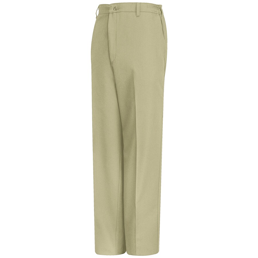 Red Kap Men's 48 x 34 Tan Twill Work Pants at Lowes.com