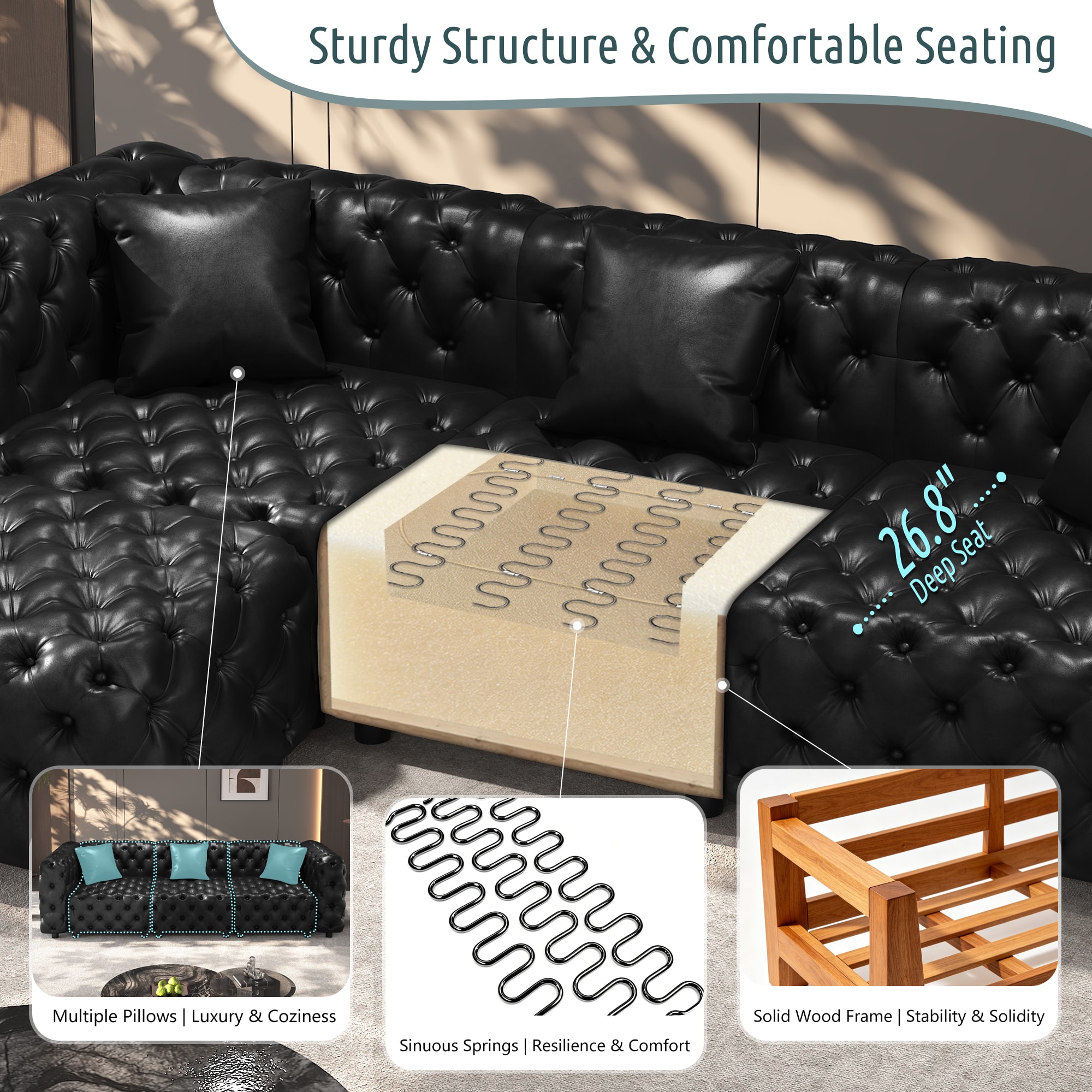 ModernLuxe L3P-W1885P510000 Indoor-Ottomans - View #6