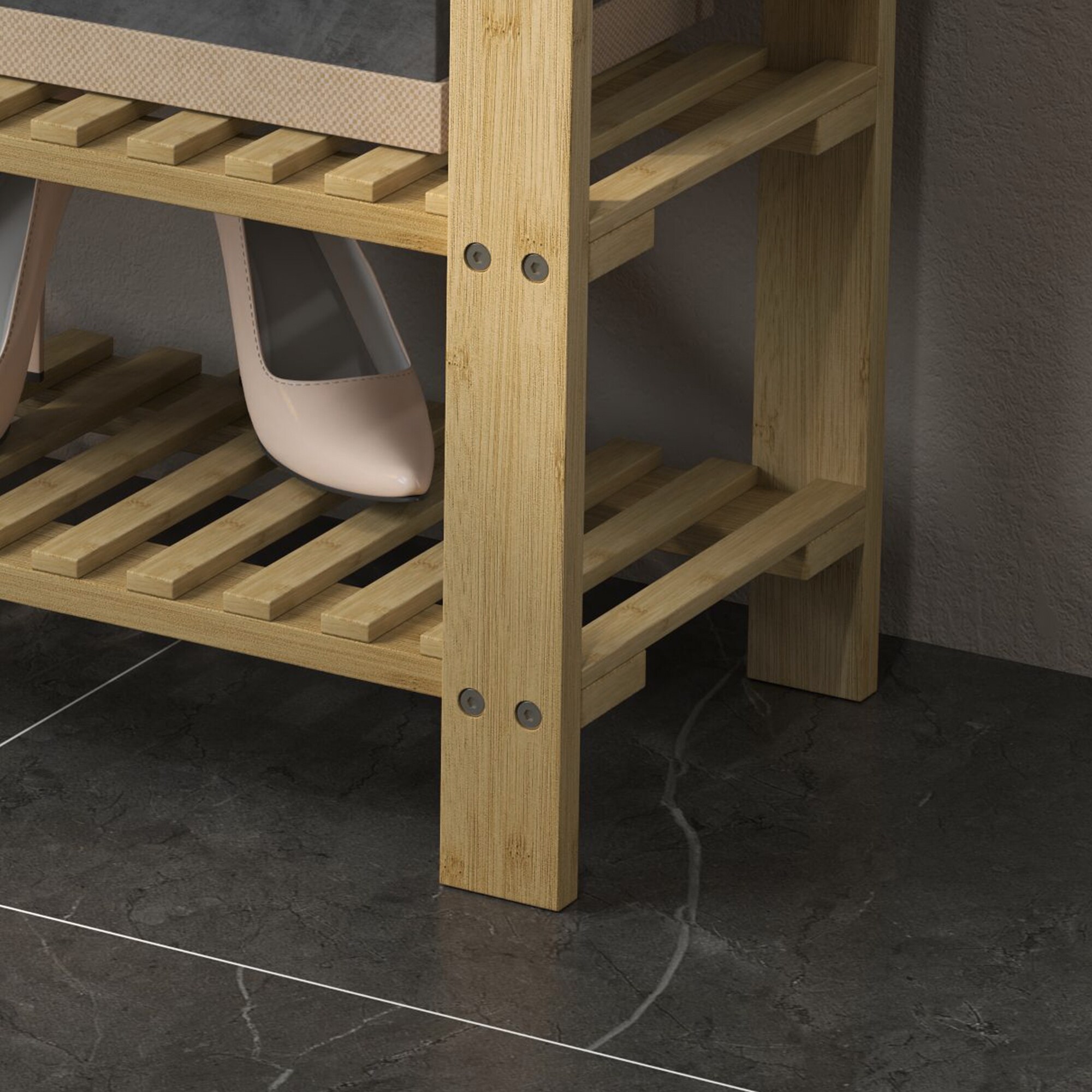 HomCom 837-539V01CW bench - View #4