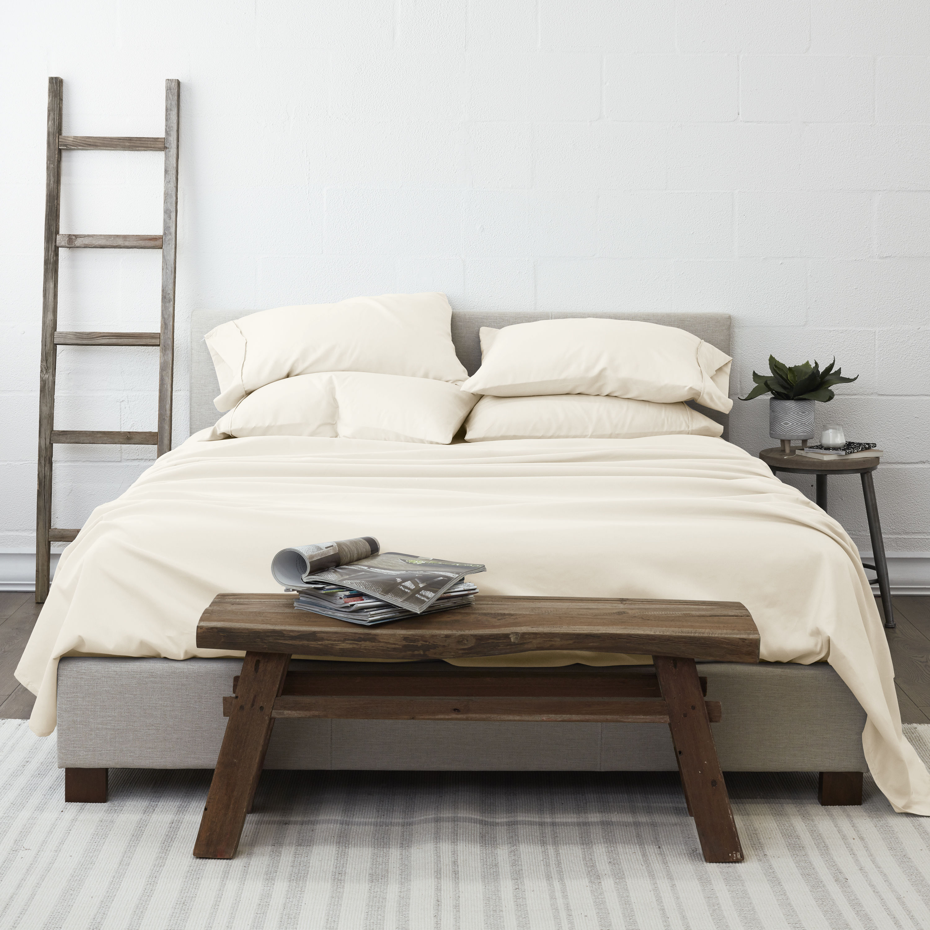 Ienjoy Home IEH-6PC-TW-IV Sheet-Sets - View #2