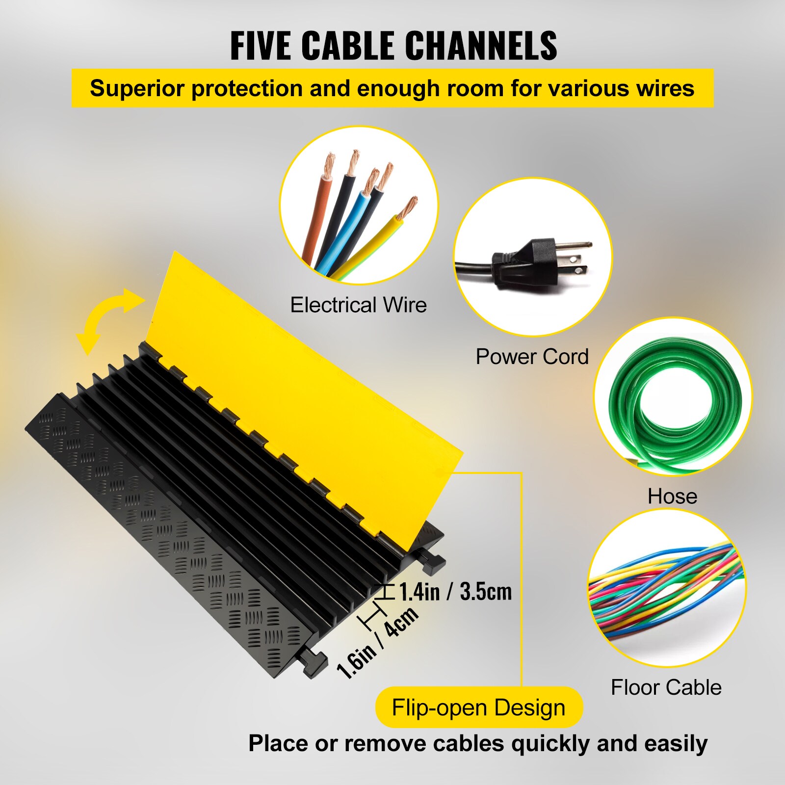VEVOR WCGXB000000000001V0 Cord-Surface-Raceway - View #4