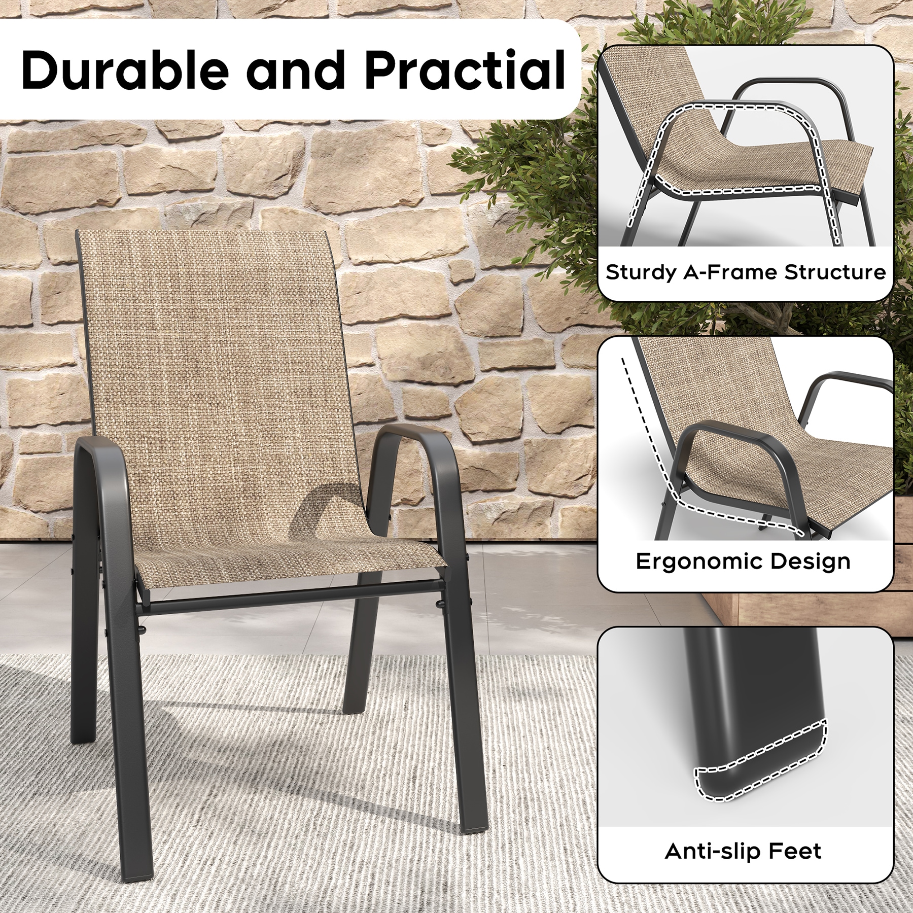 SINOFURN SYG1100033GY Patio-Chairs - View #5