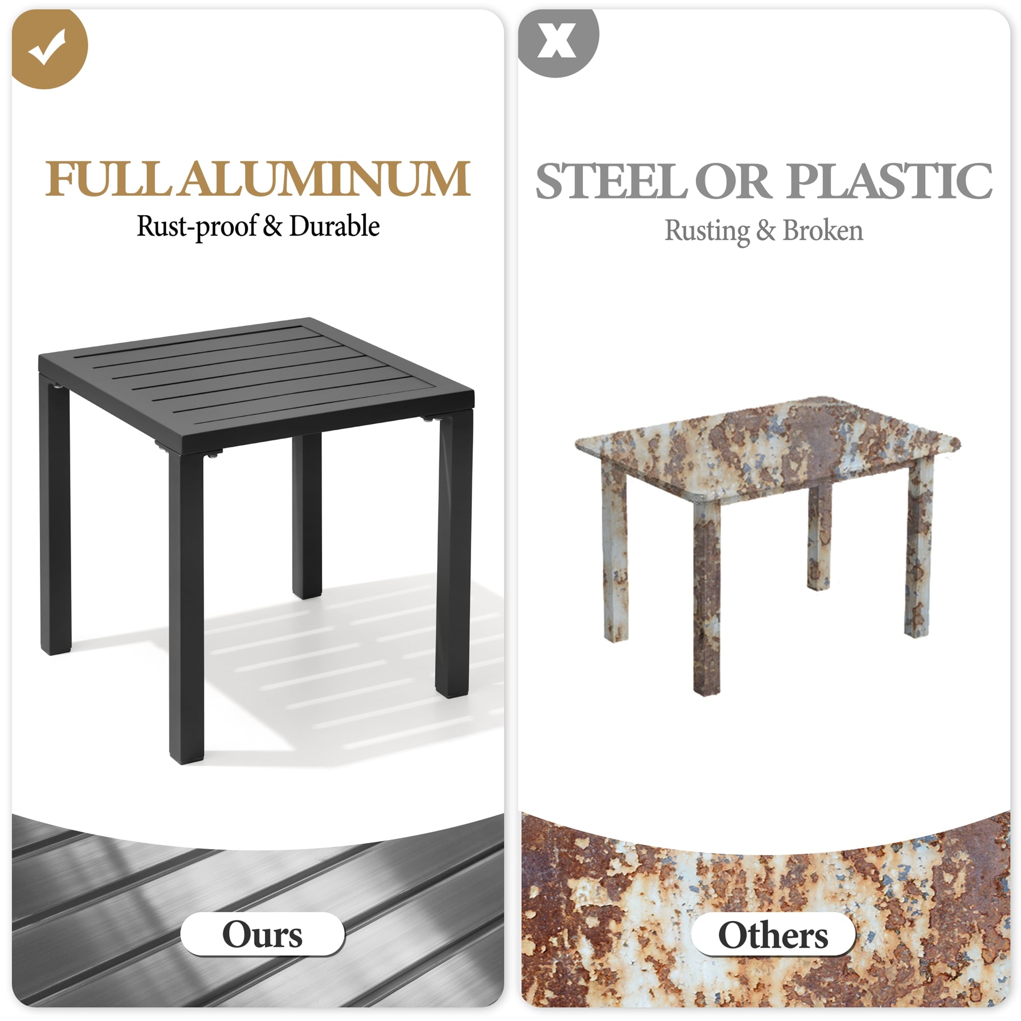 Crestlive Products CL-TB006BLK Patio-Tables - View #5