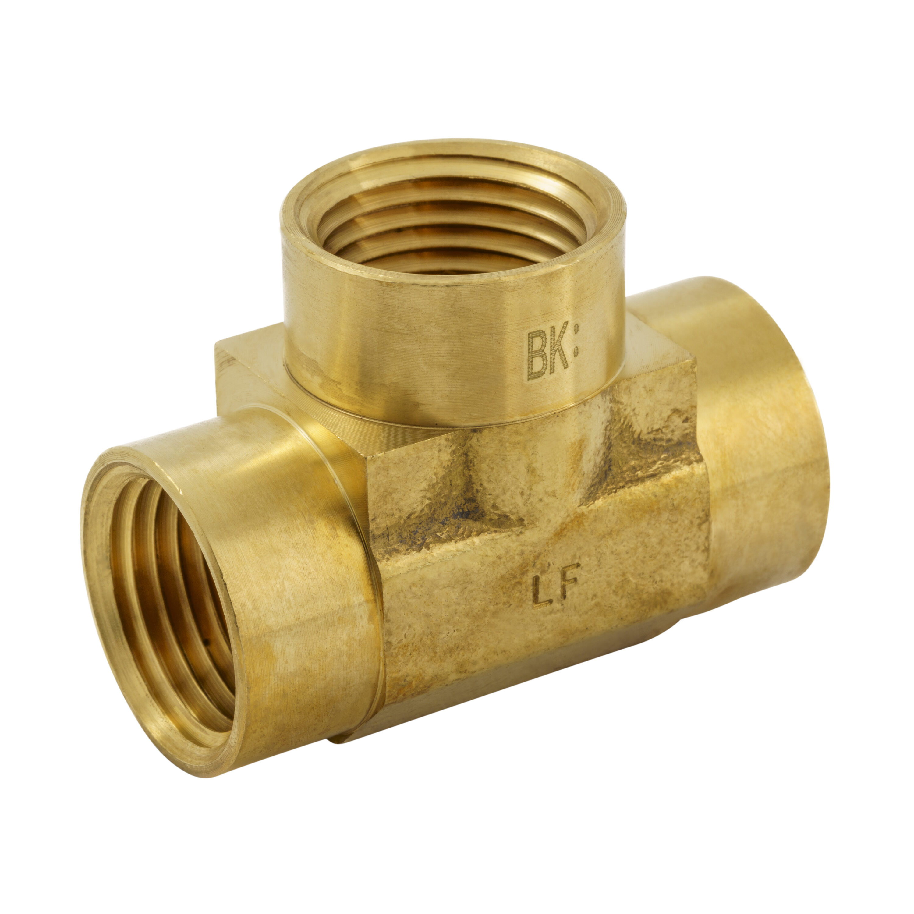 Proline Series 1/2-in x 1/2-in Threaded Tee Fitting in the Brass Fittings  department at