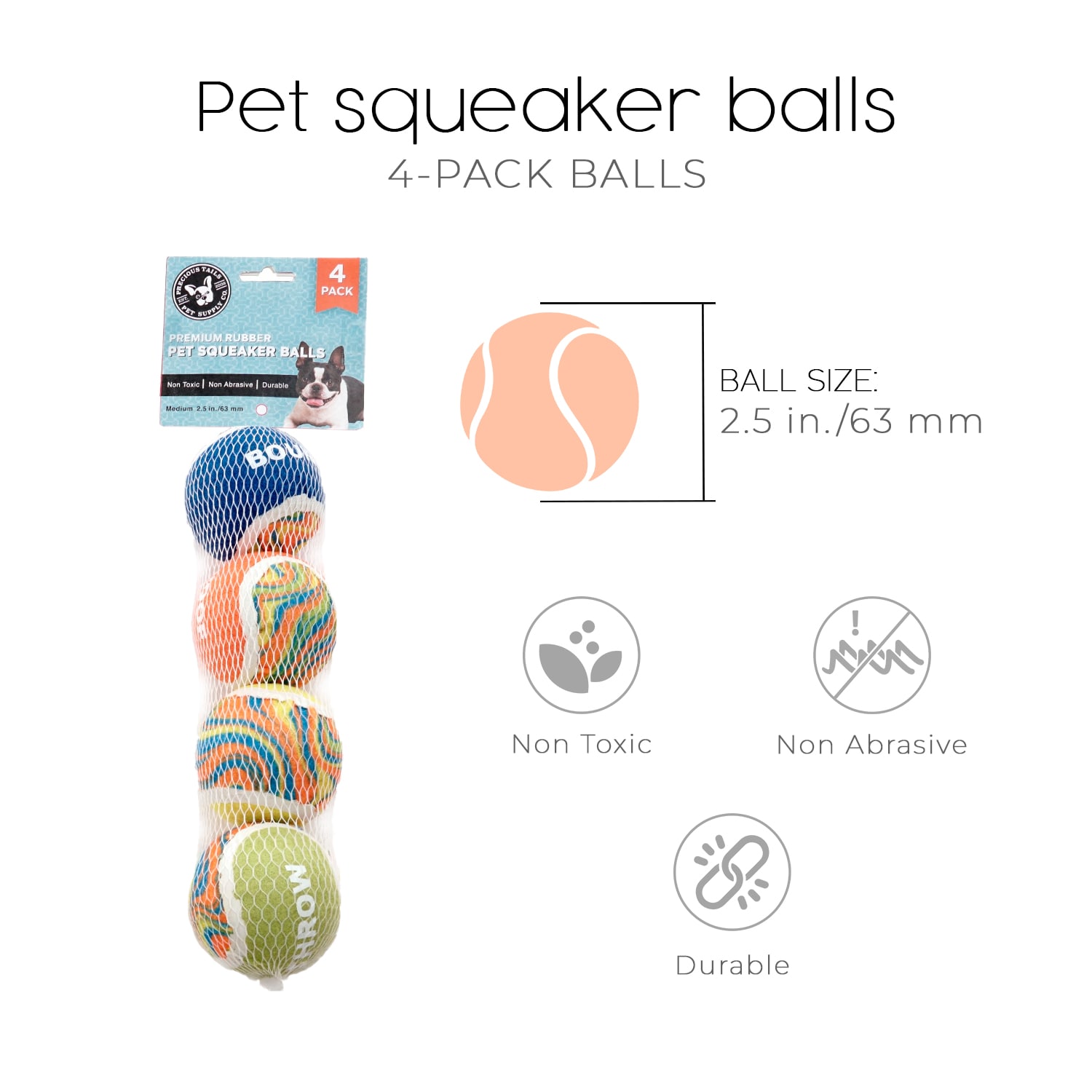 Precious Tails 25TPLO AST Dog-Toys - View #2