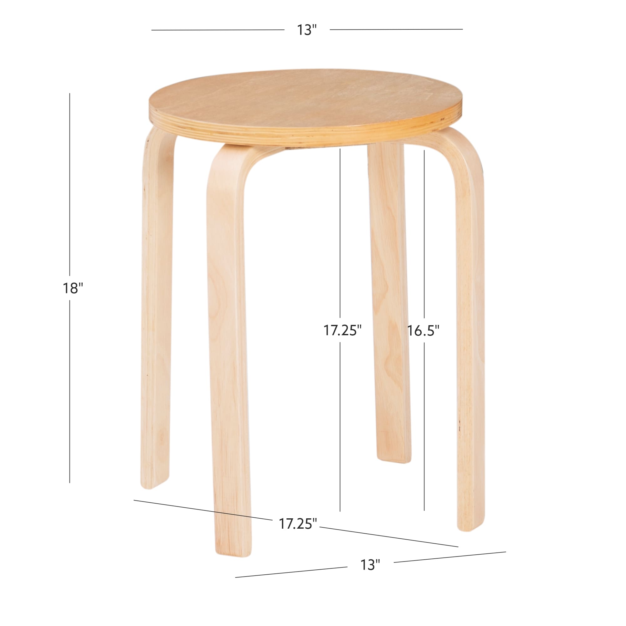 Linon 1771NAT-04-AS-U stools - View #5
