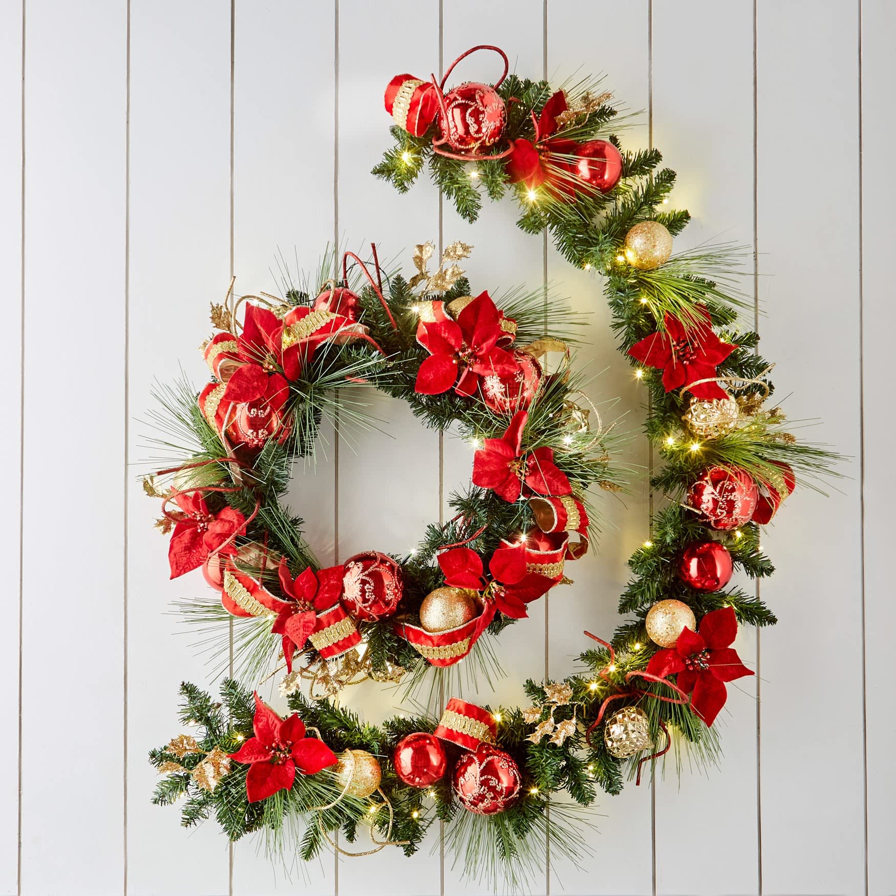 BrylaneHome 196438789706 Artificial-Christmas-Wreaths - View #3