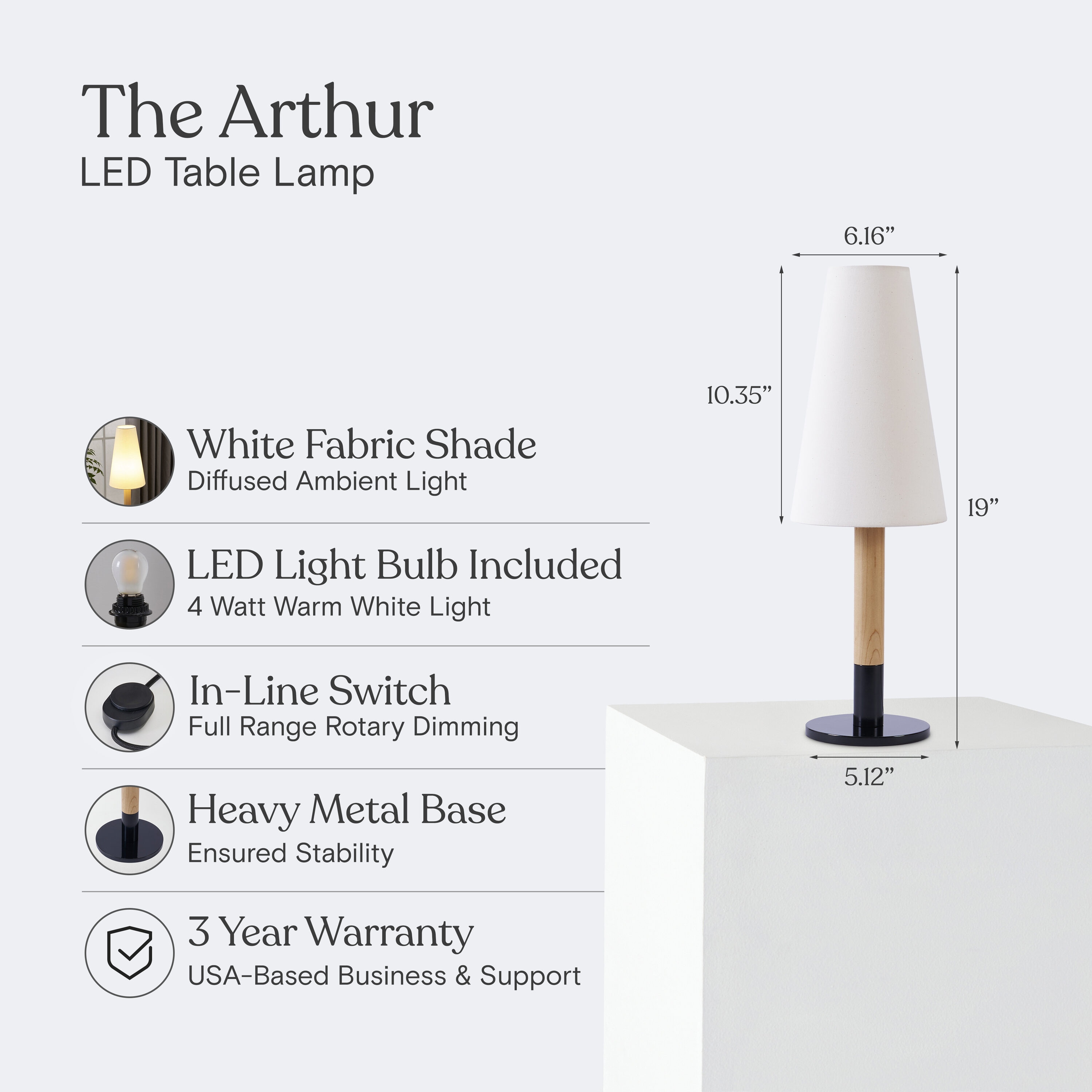 Brightech TL-ARTHR Table-Lamps - View #3