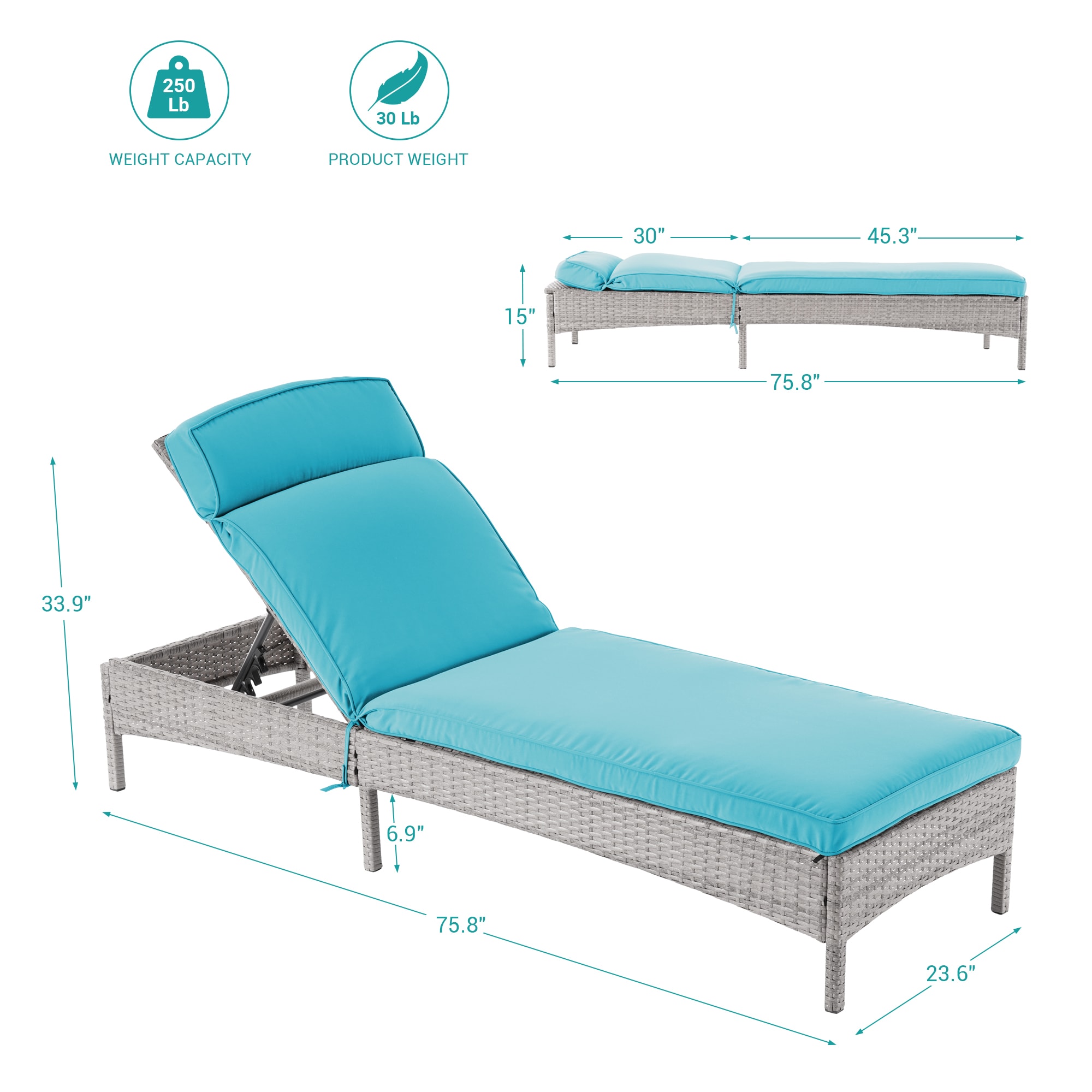 ACEGOSES LW-723-LB Patio-Chairs - View #3