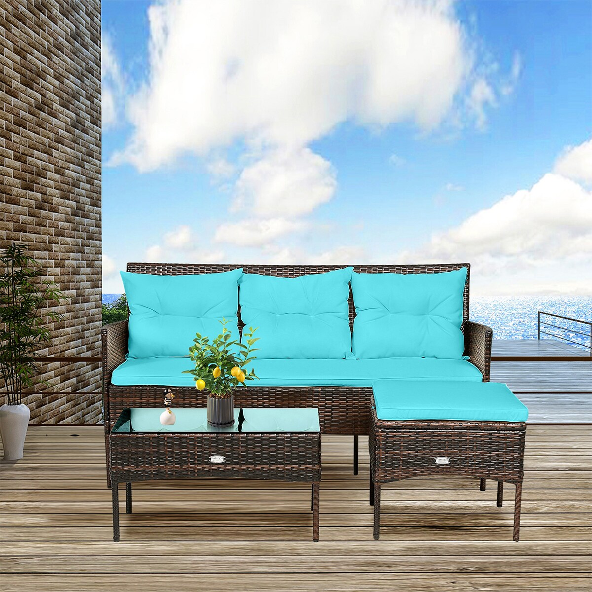Forclover HYFE-65848ZS Patio-Conversation-Sets - View #5