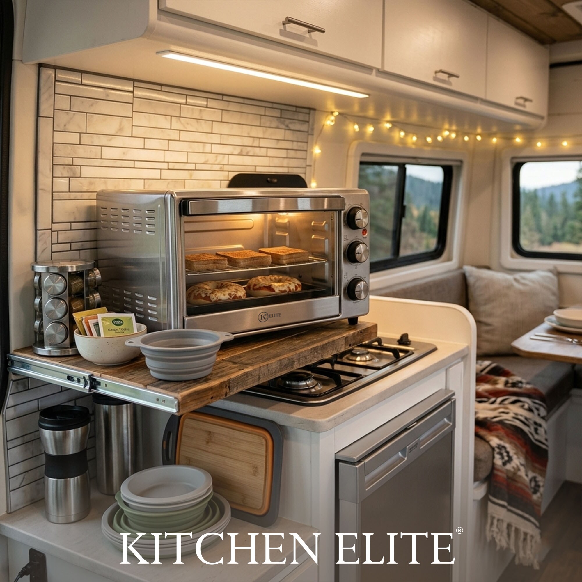 Kitchen Elite KE-TO600SB Countertop-Toaster-Ovens - View #7